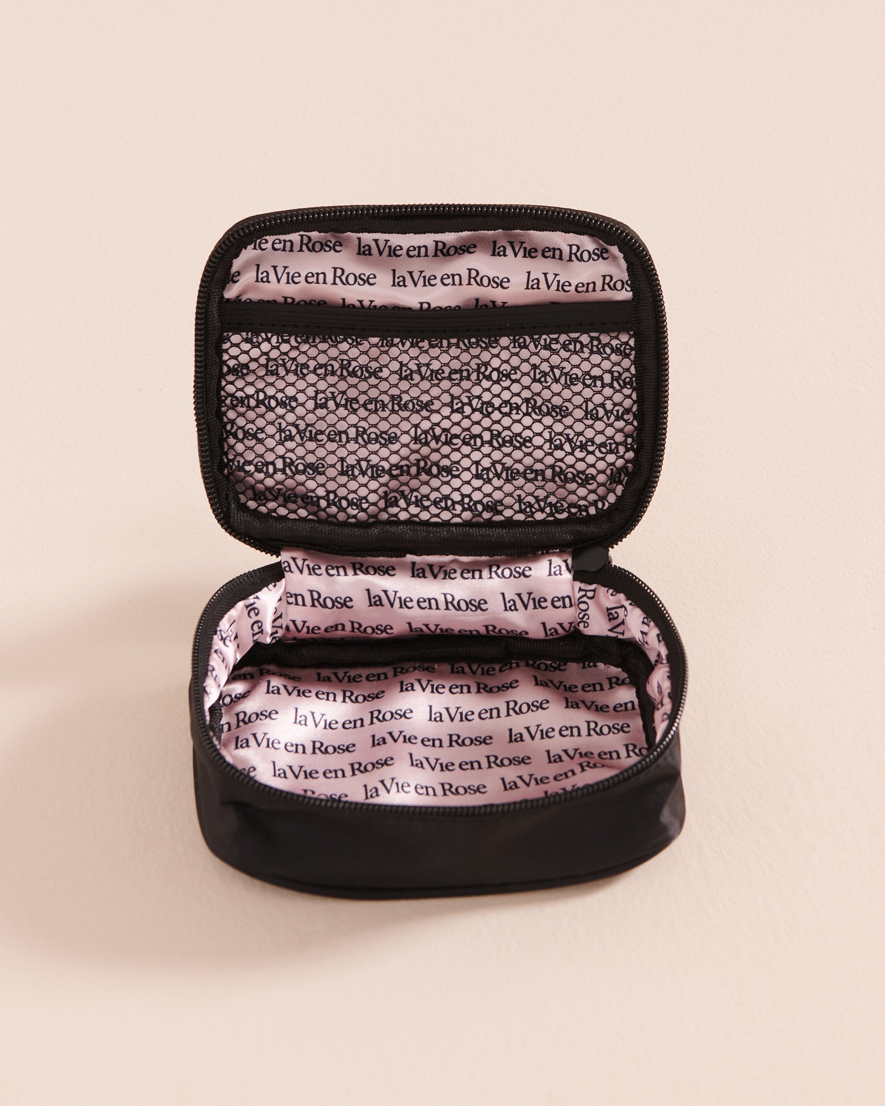 LA VIE EN ROSE Étui pour accessoires Noir 40700328 - Voir3