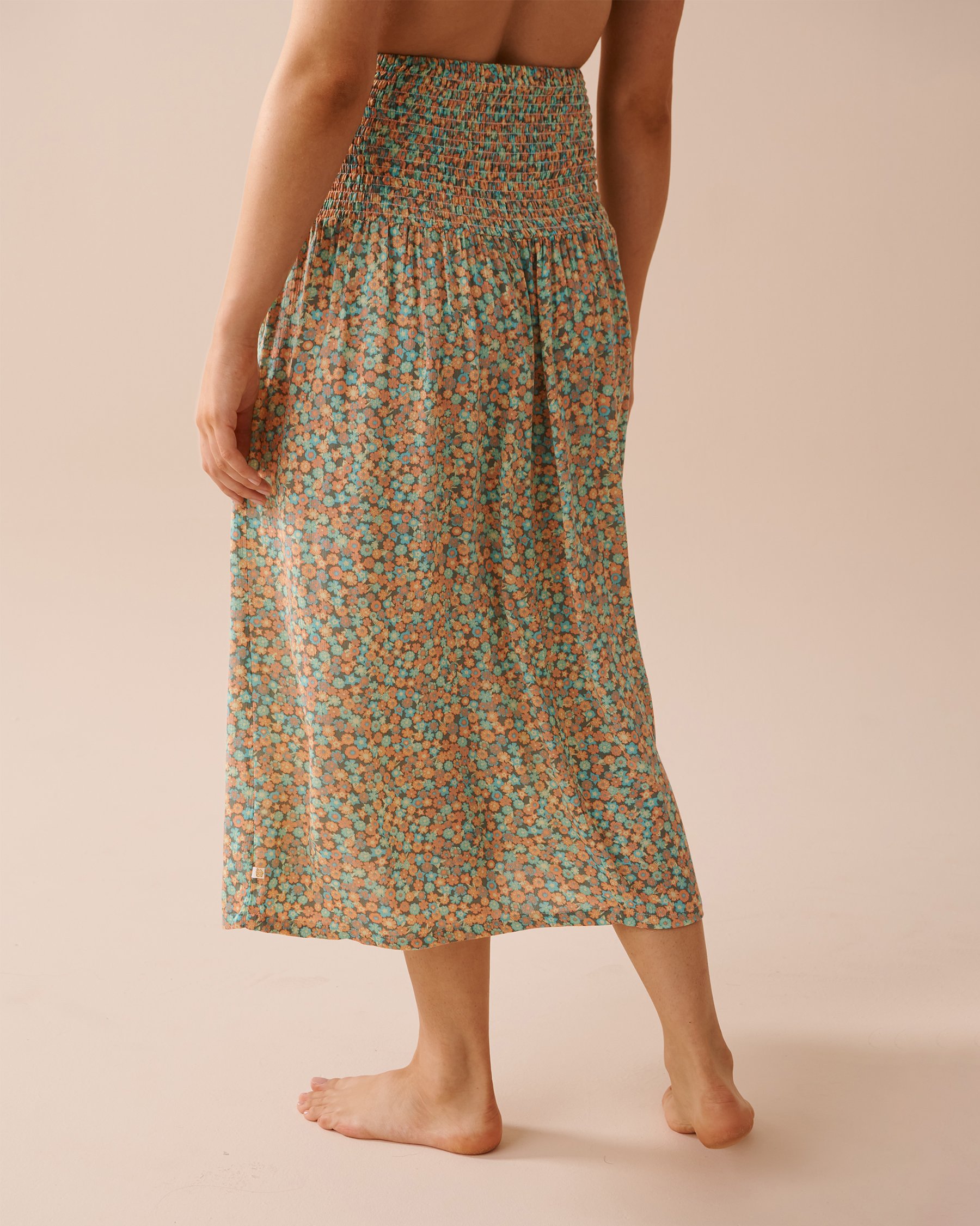 LA VIE EN ROSE AQUA Robe sans bretelles convertible Cocktail floral 80300090 - View6