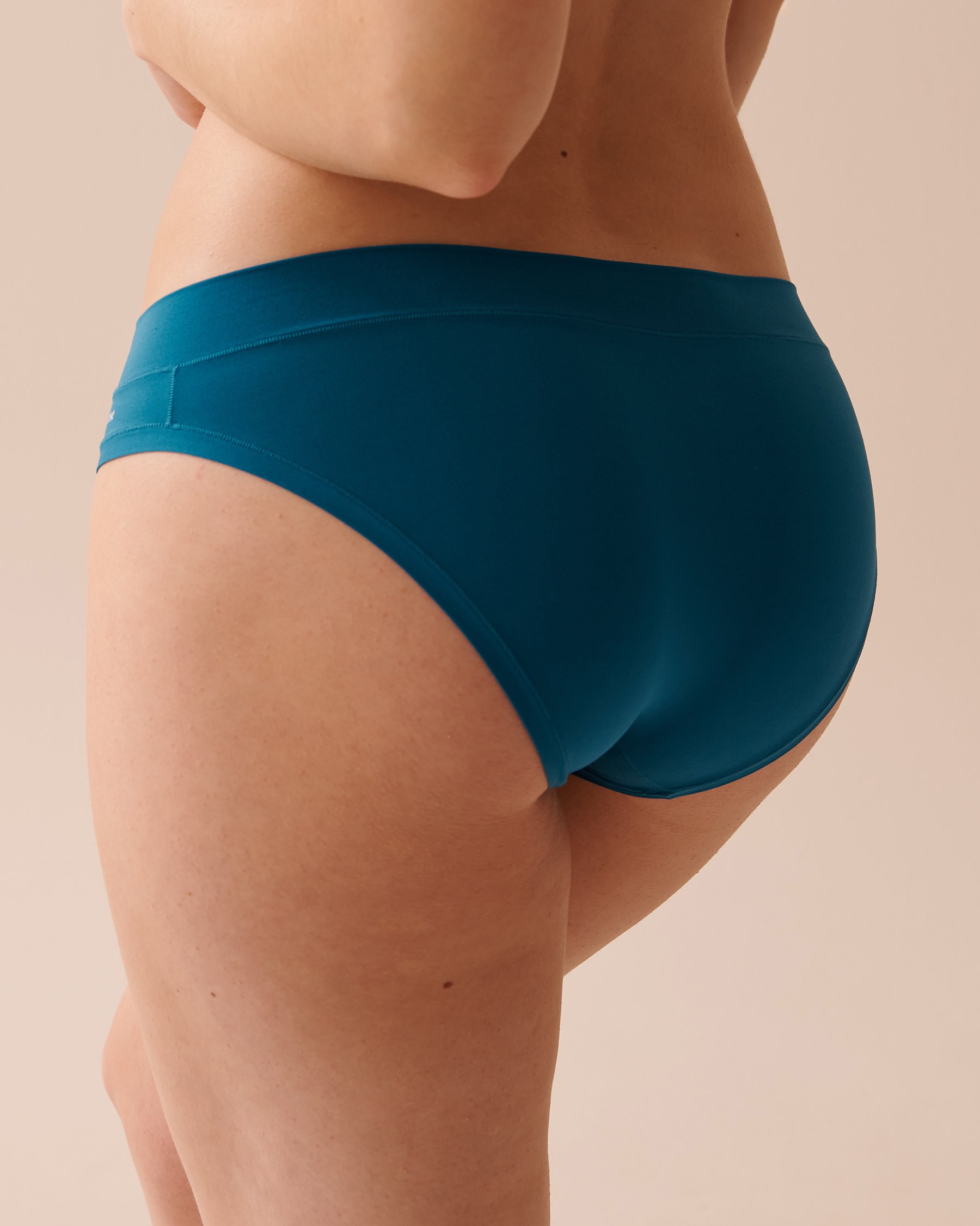 LA VIE EN ROSE Culotte bikini fit parfait Bleu mer 20200490 - Voir2