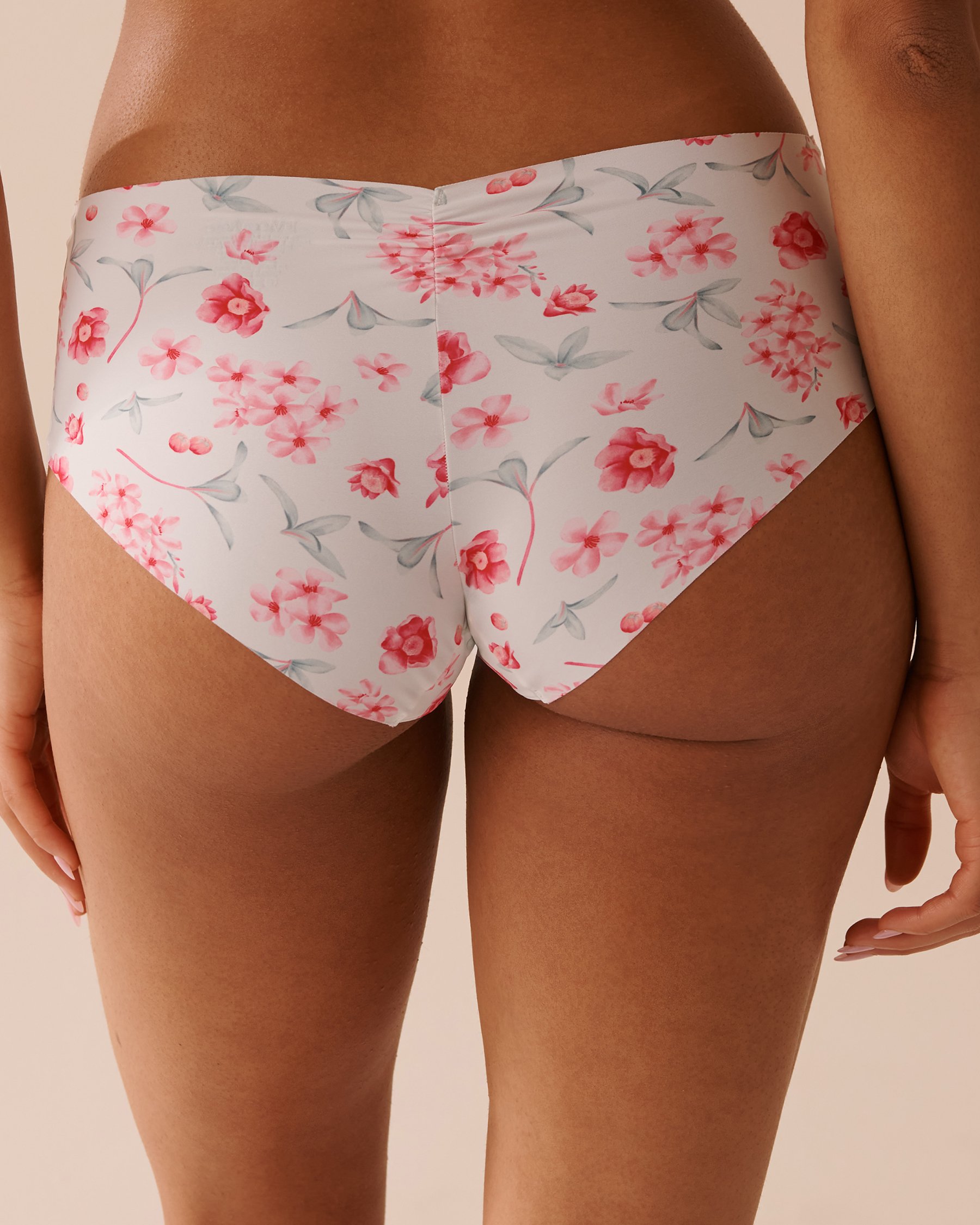 LA VIE EN ROSE Culotte aux hanches microfibre invisible Jardin de fleurs roses 20200482 - View2