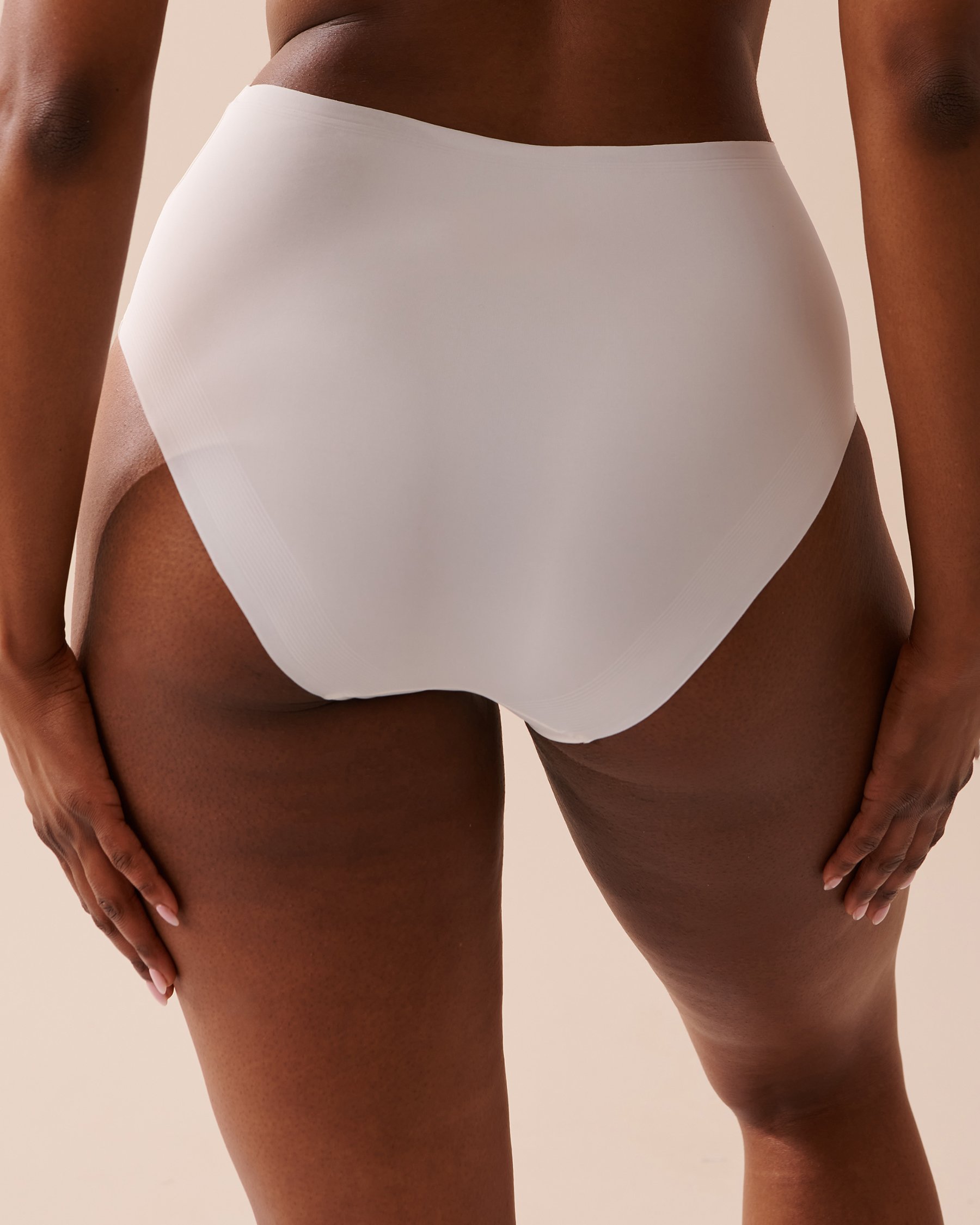 LA VIE EN ROSE Culotte bikini taille haute microfibre dos lisse Jardin d'été 20300305 - View2