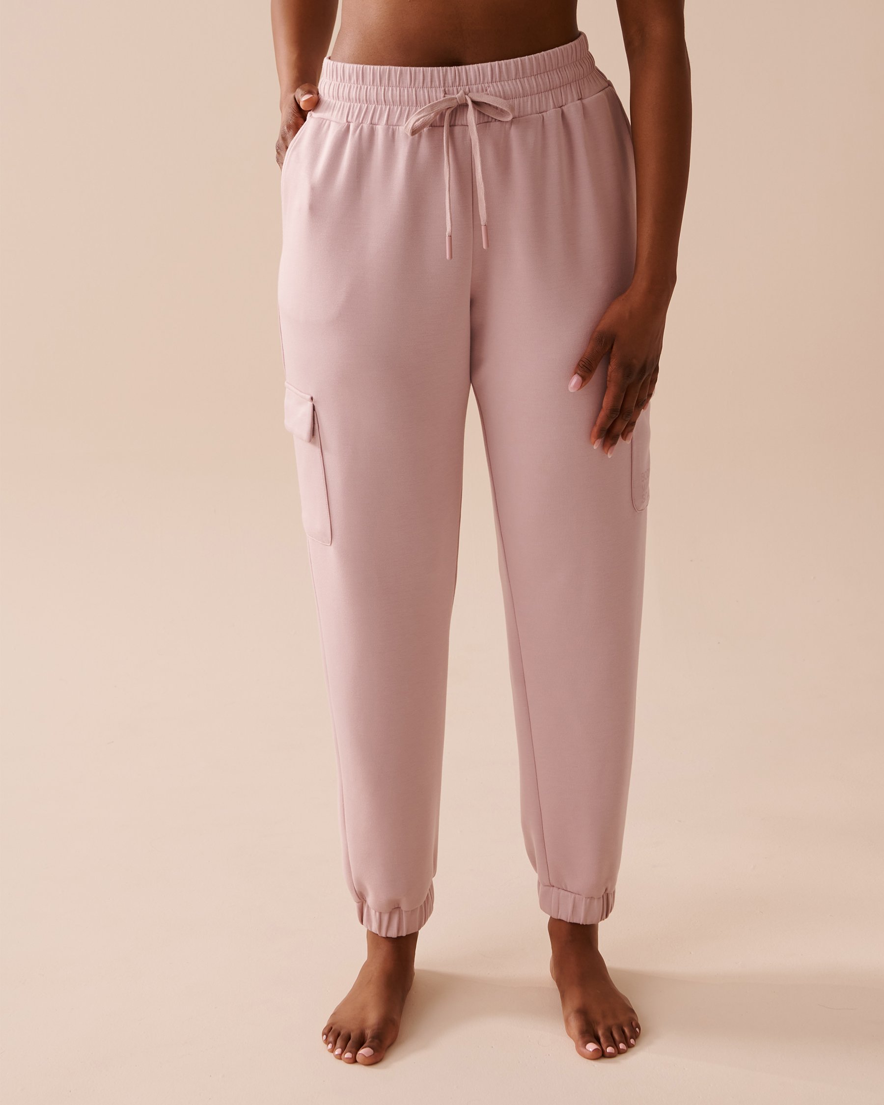 LA VIE EN ROSE Cargo Pants Dusty Rose 50200072 - View3