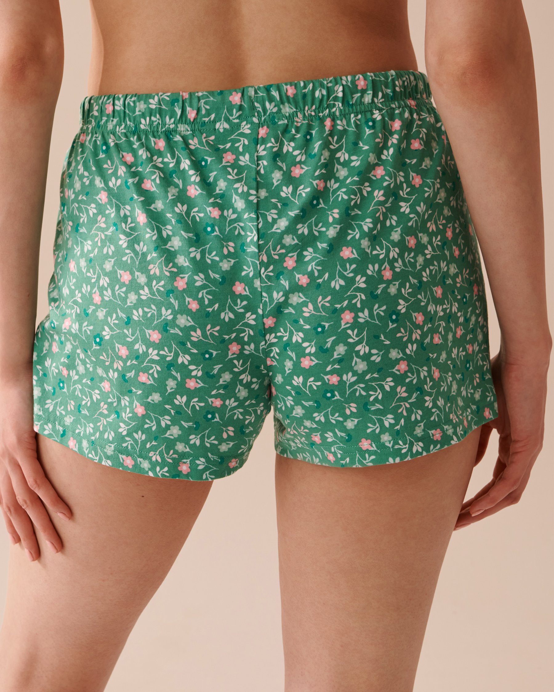 LA VIE EN ROSE Floral Print Shirt PJ Set Flower Garden 40400066 - View5