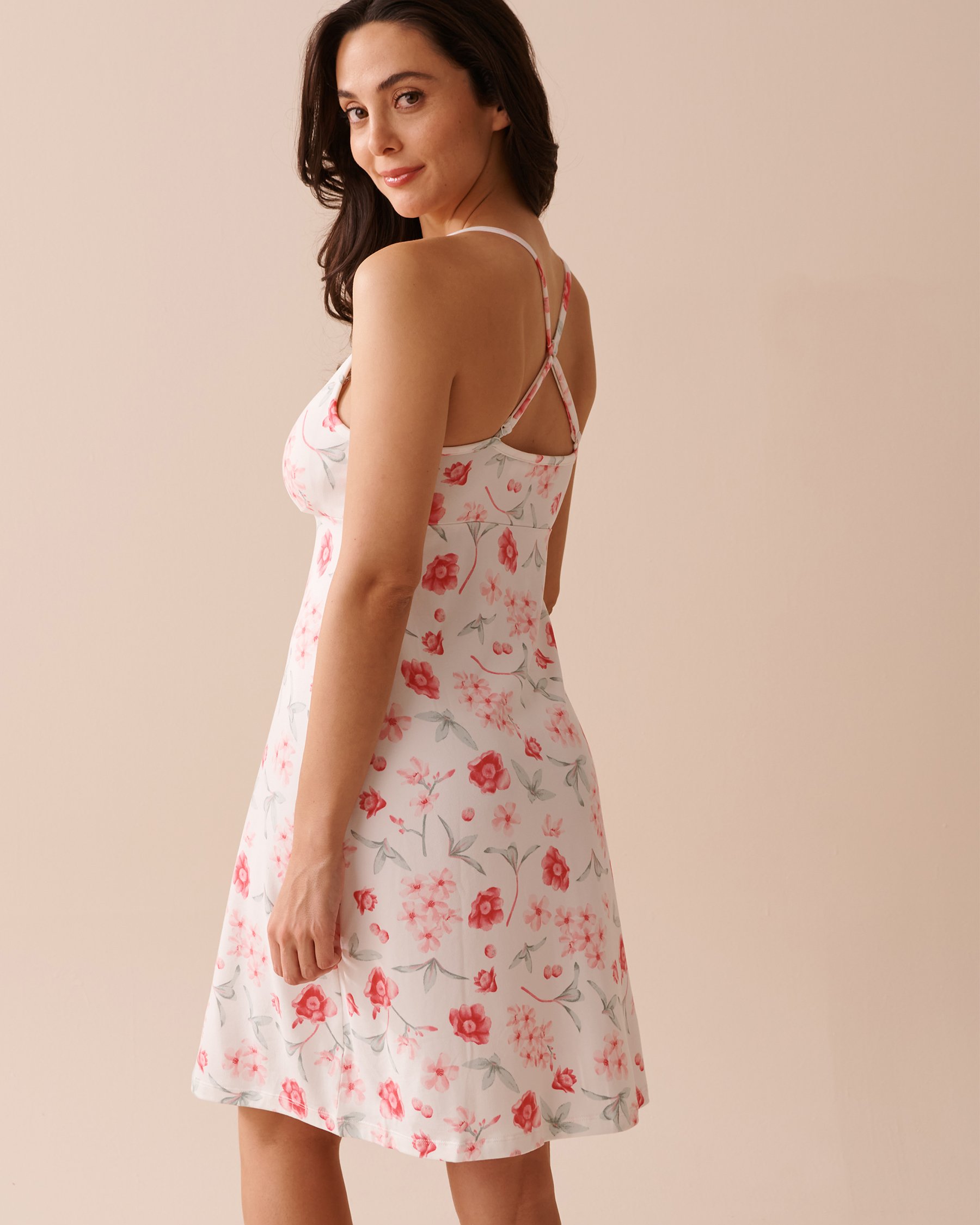 LA VIE EN ROSE Nuisette ultra douce à fleurs roses Jardin de fleurs roses 40500354 - View2