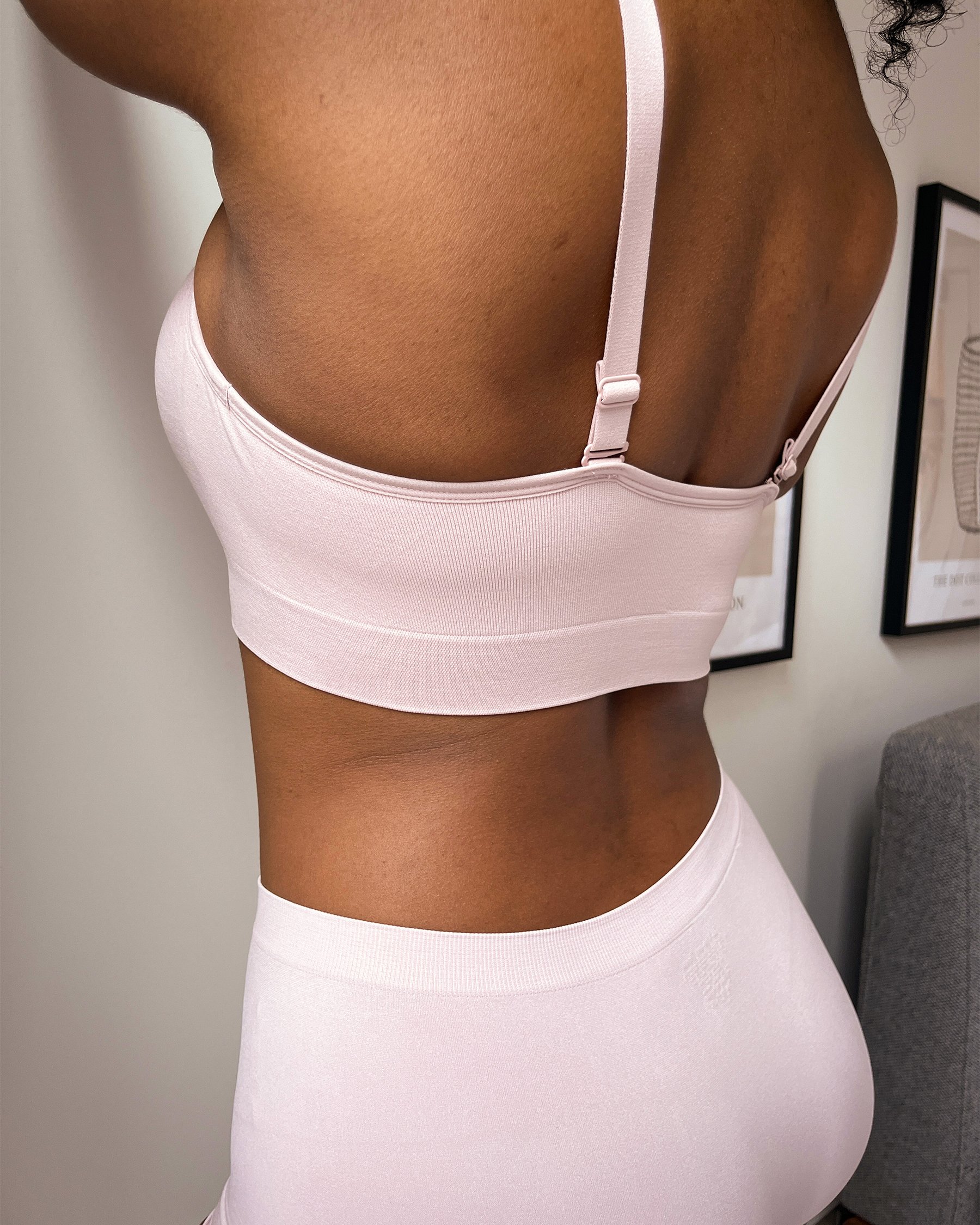 LA VIE EN ROSE Convertible Bandeau Seamless Bra Dusty Rose 10200385 - View3