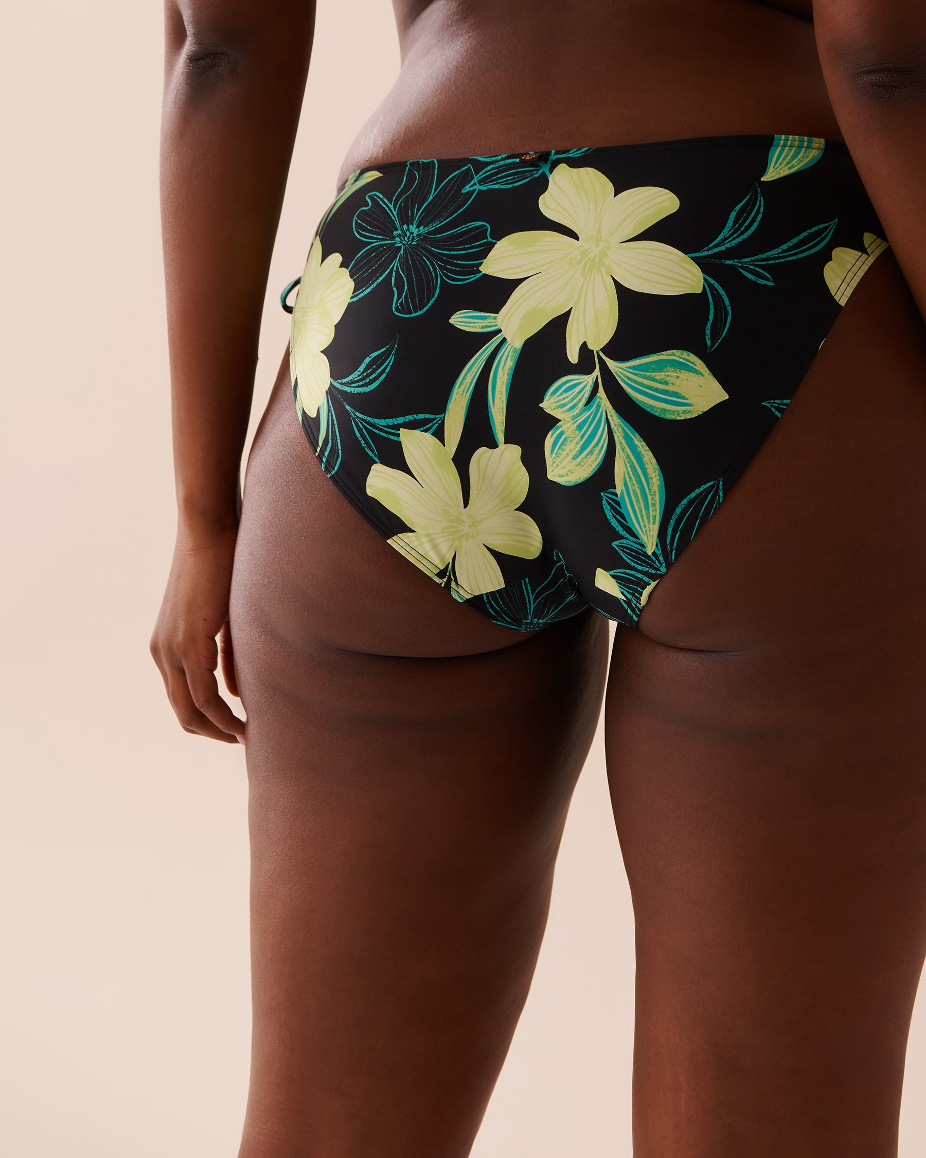 LA VIE EN ROSE AQUA FLORAL ZEST Side Tie Bikini Bottom Floral Zest 70300551 - View3