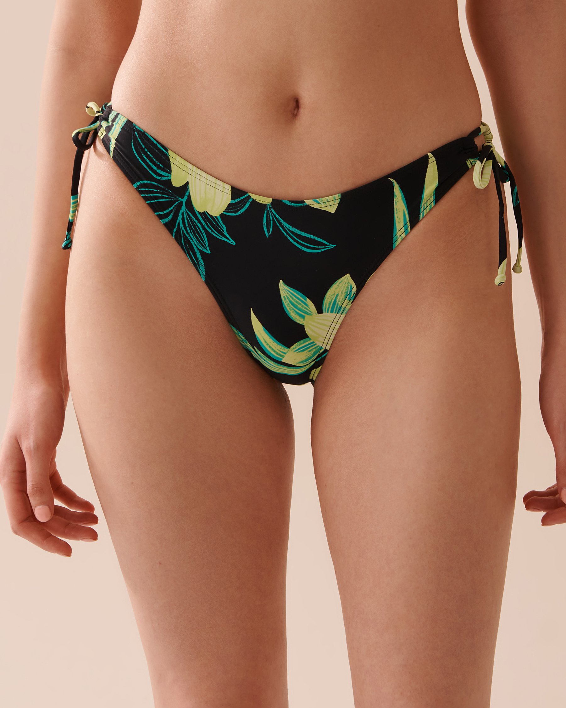 LA VIE EN ROSE AQUA FLORAL ZEST Side Tie Bikini Bottom Floral Zest 70300551 - View8