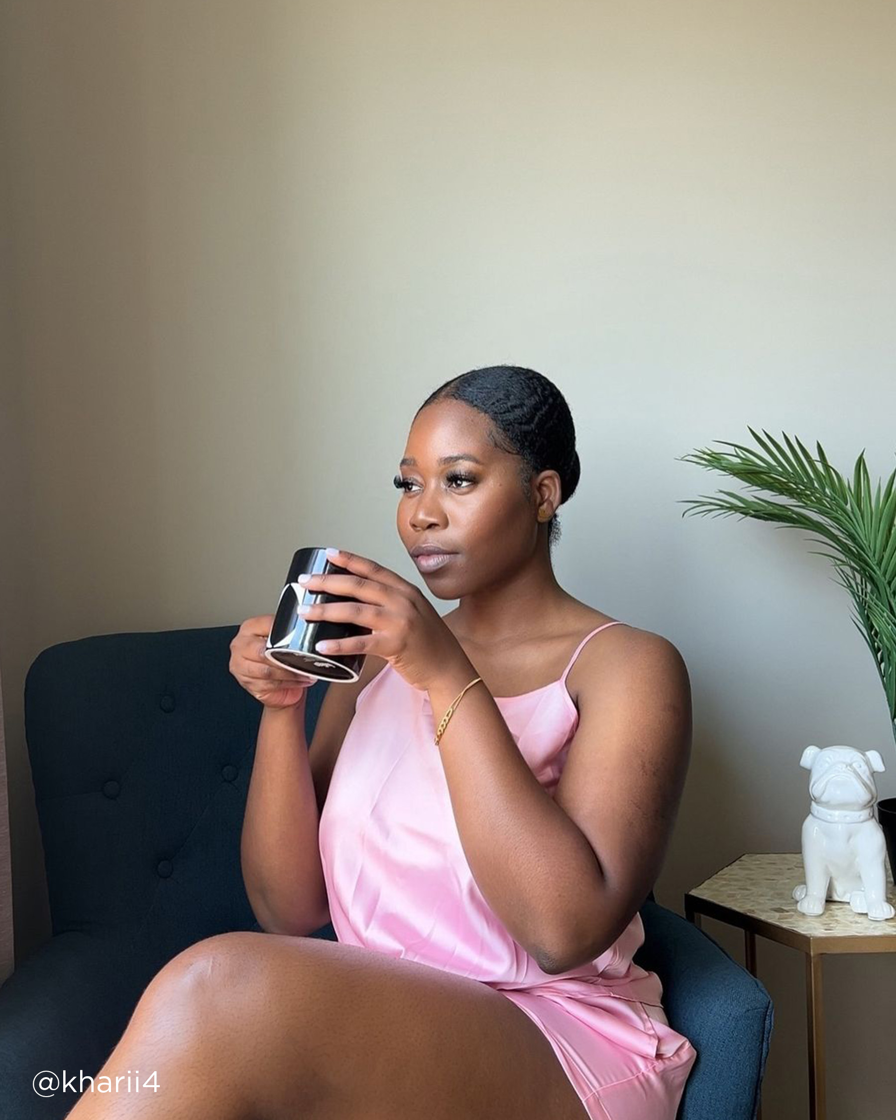 LA VIE EN ROSE Satin Cami Candy Pink 60100105 - View4