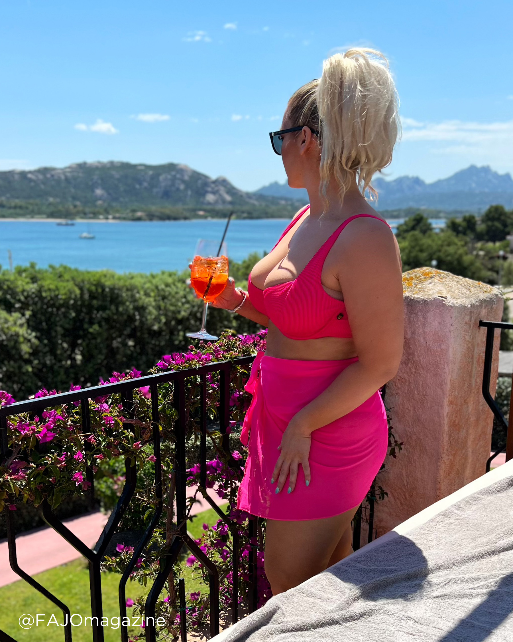 LA VIE EN ROSE AQUA Haut de bikini plongeant texturé ROSE ÉLECTRIQUE Rose électrique 70100591 - View7