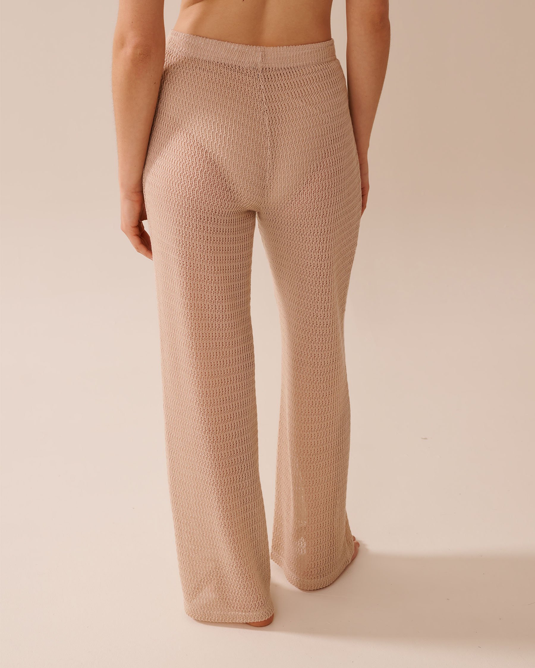 LA VIE EN ROSE AQUA Crochet Pants Warm Sand 80200074 - View2