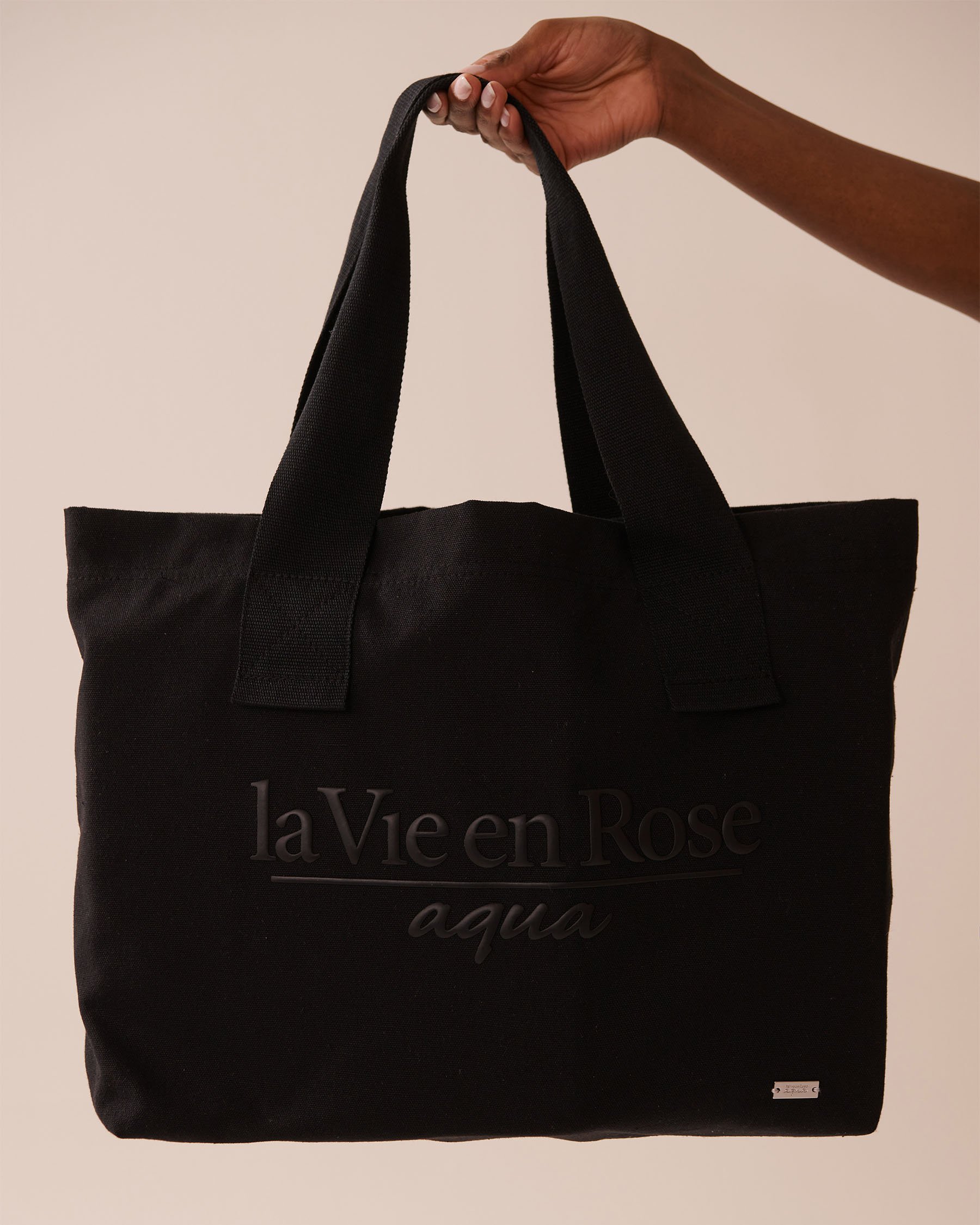 LA VIE EN ROSE AQUA La Vie en Rose Beach Bag Black 80500113 - View1
