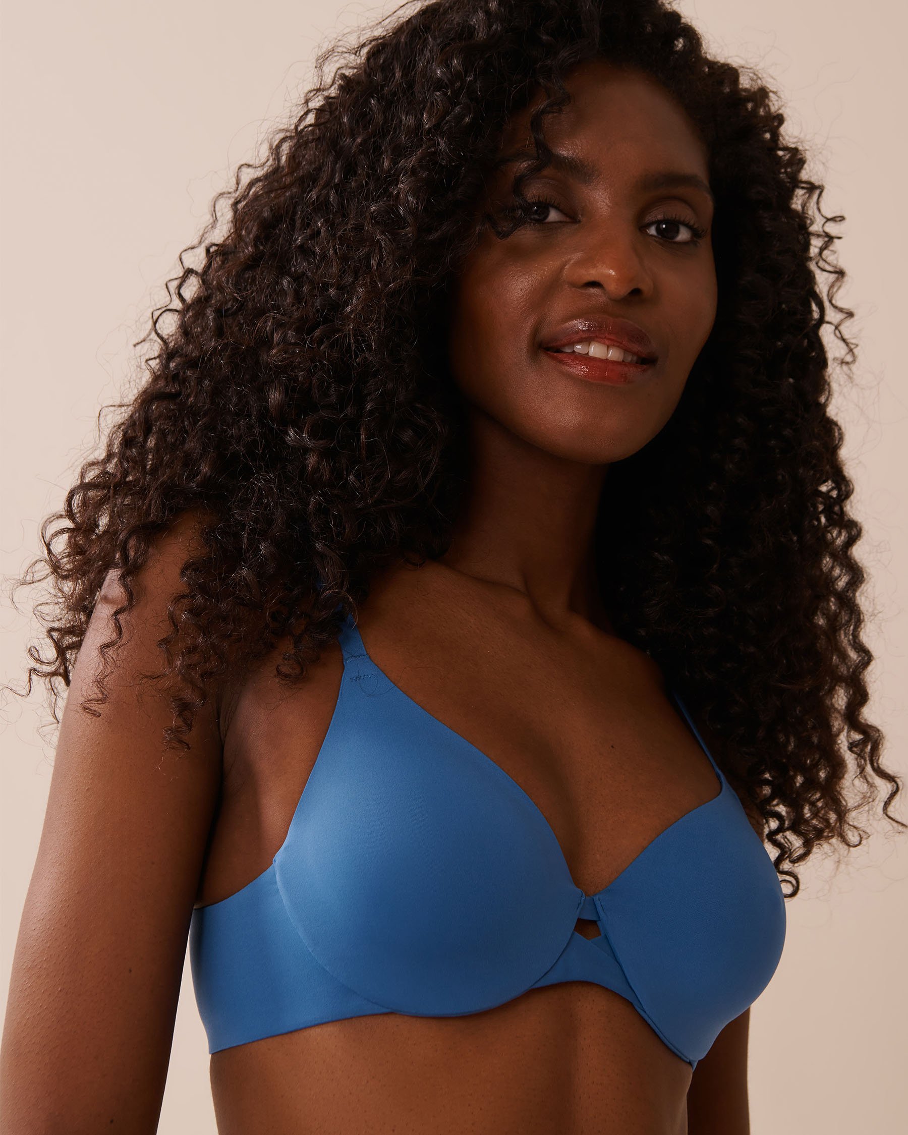 LA VIE EN ROSE Soutien-gorge sans doublure armatures coussinées Bleu royal 10100183 - View1