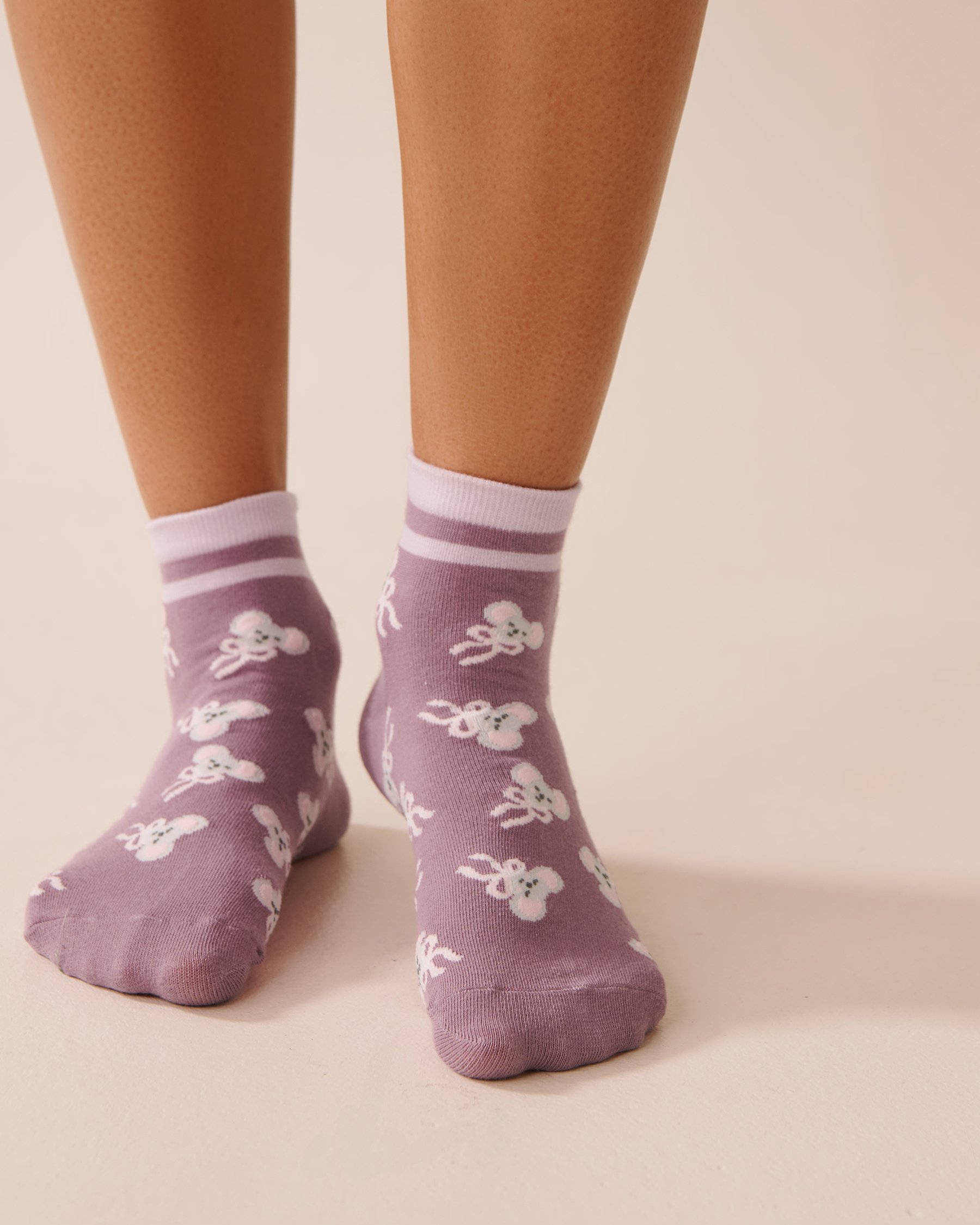 LA VIE EN ROSE 3-Pack Printed Socks Assorted 40700413 - View4