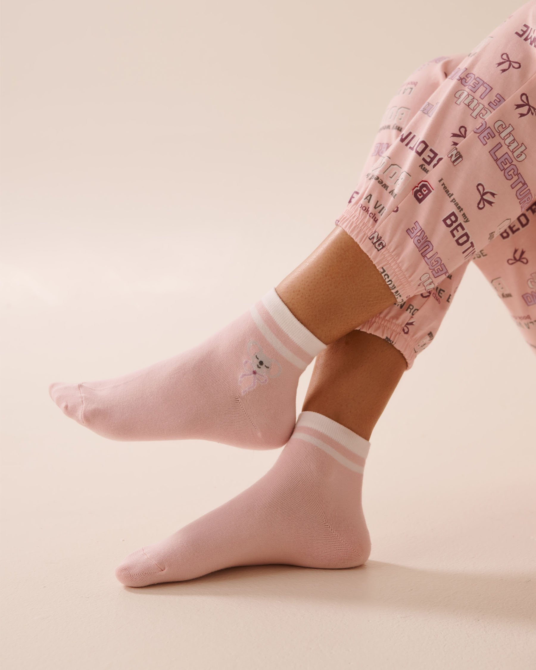 LA VIE EN ROSE 3-Pack Printed Socks Assorted 40700413 - View6
