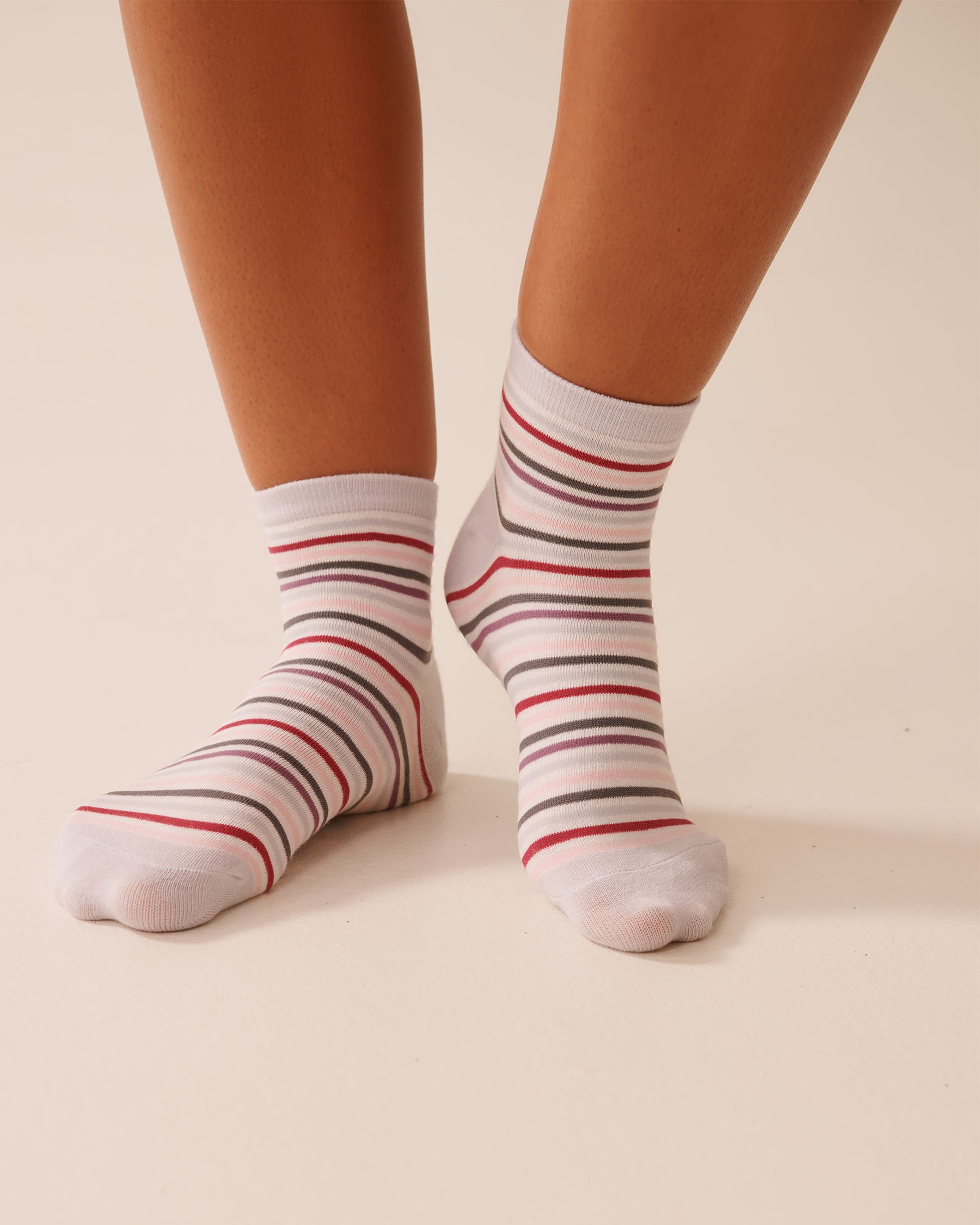 LA VIE EN ROSE 3-Pack Printed Socks Assorted 40700413 - View7