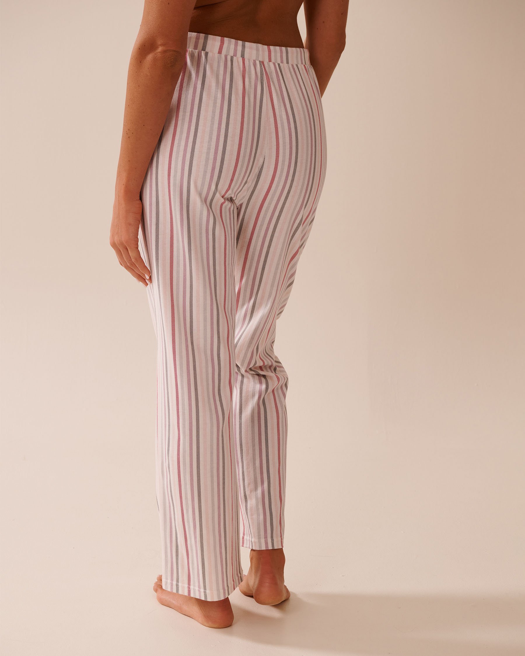 LA VIE EN ROSE Multistripe Cotton Pyjama Pants Multistripe 40200756 - View2