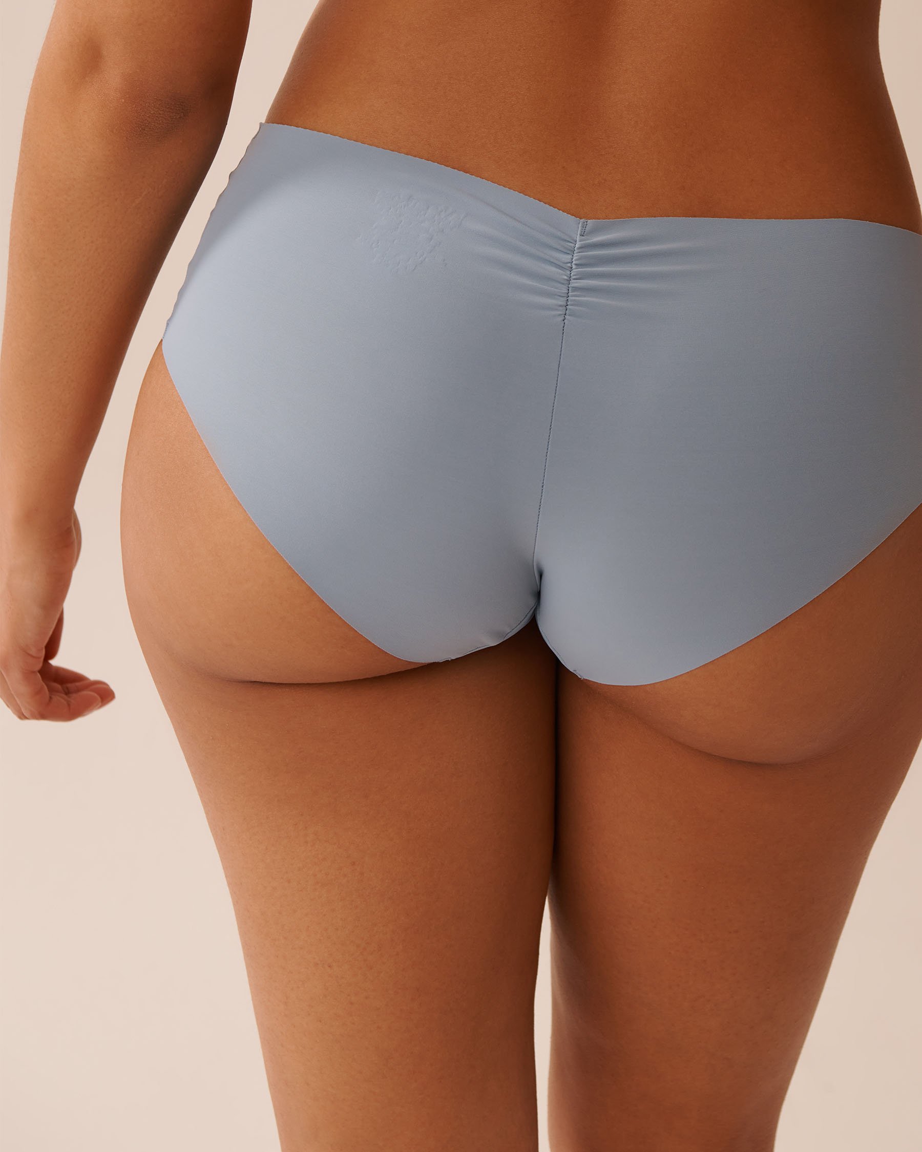 LA VIE EN ROSE Microfiber Invisible Hiphugger Panty Dusty Blue 20200658 - View2