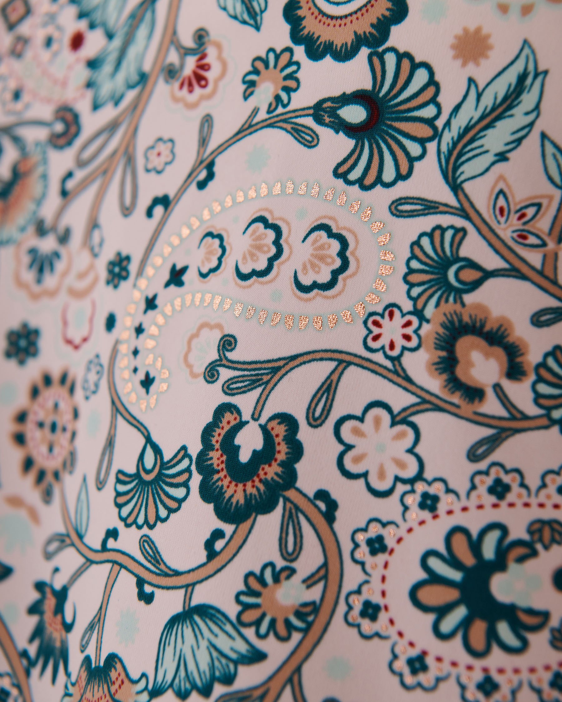 LA VIE EN ROSE AQUA ENCHANTED FLORA Flowy V-neck Tankini Top Enchanted Flora 70100807 - View4