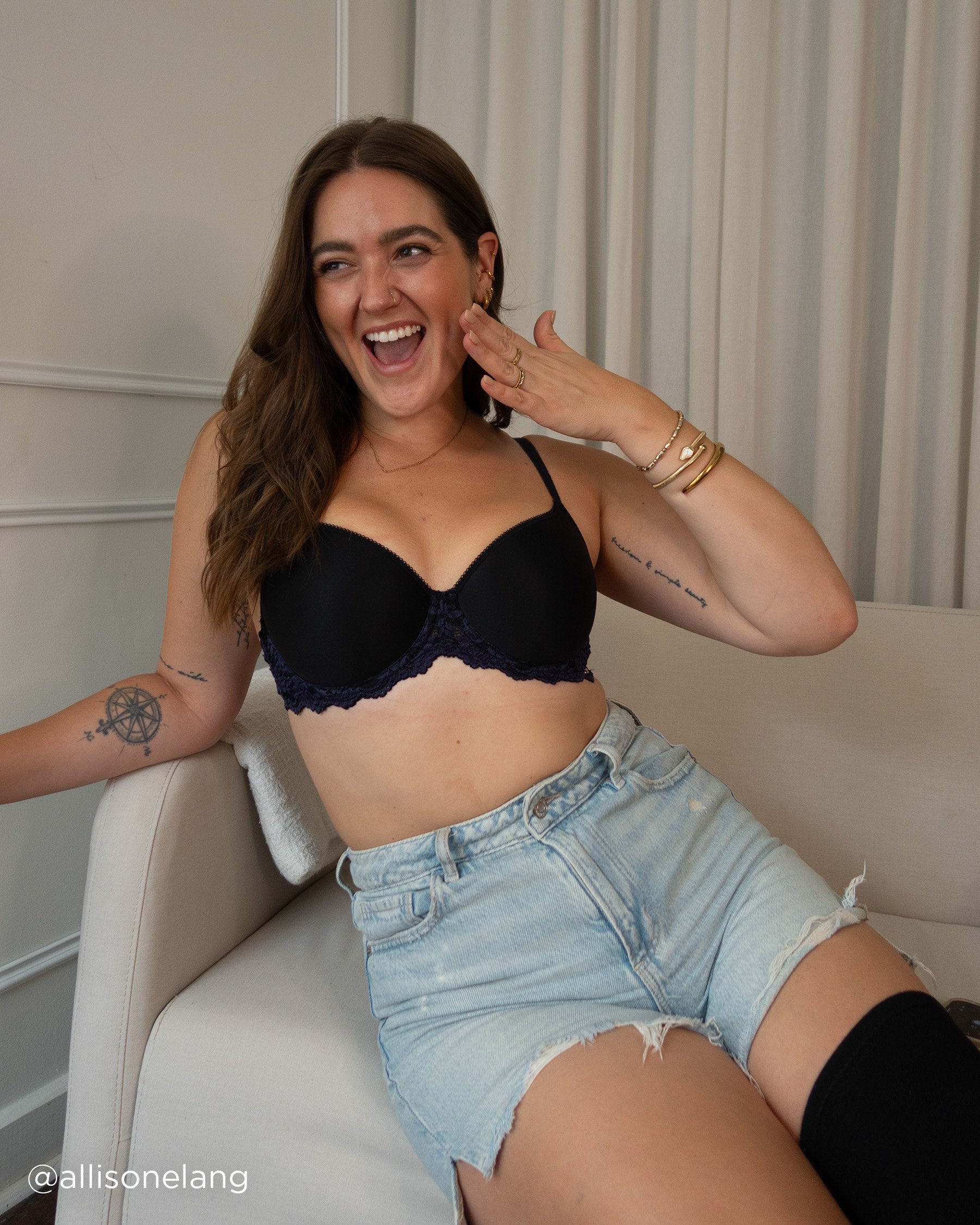 LA VIE EN ROSE Soutien-gorge doublure légère contour Noir 10200534 - Voir11