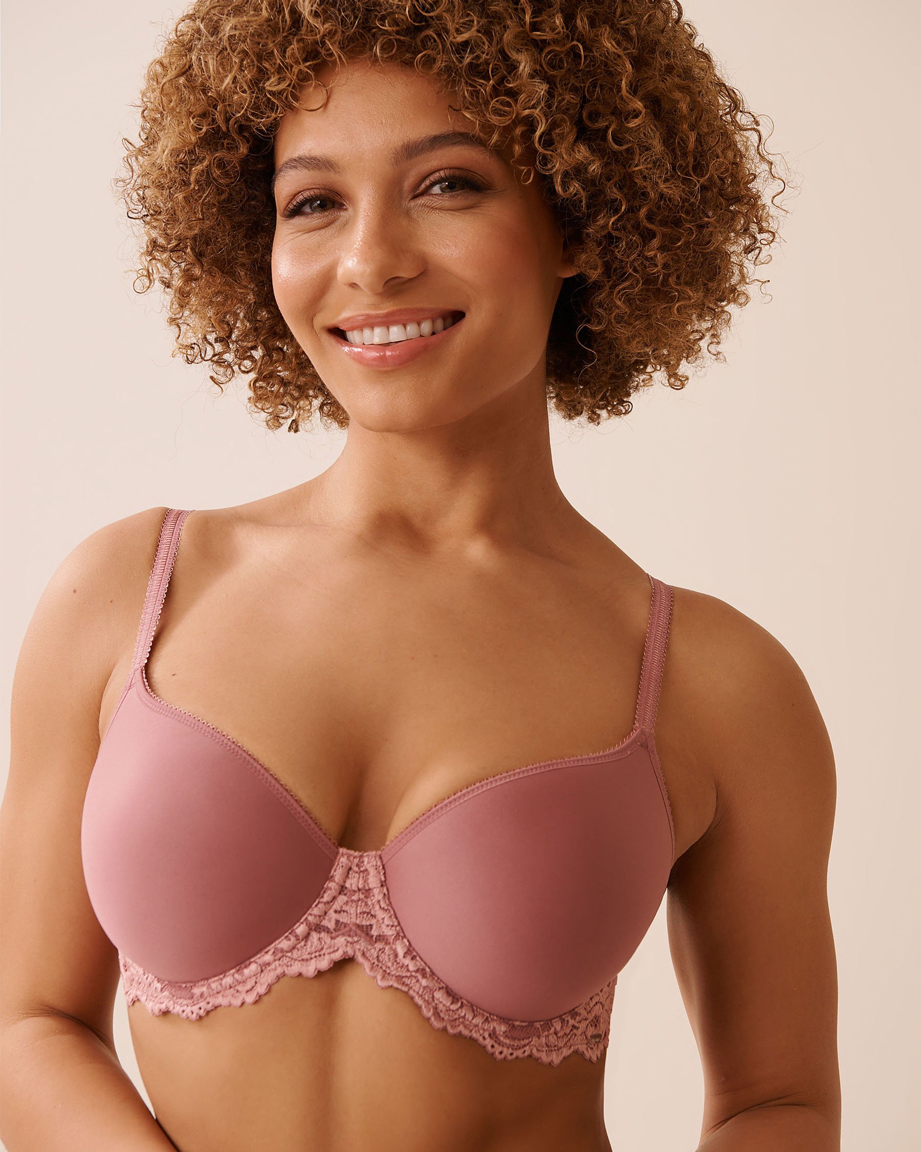 LA VIE EN ROSE Lightly Lined Contour Bra Pink Daisy 10200535 - View4