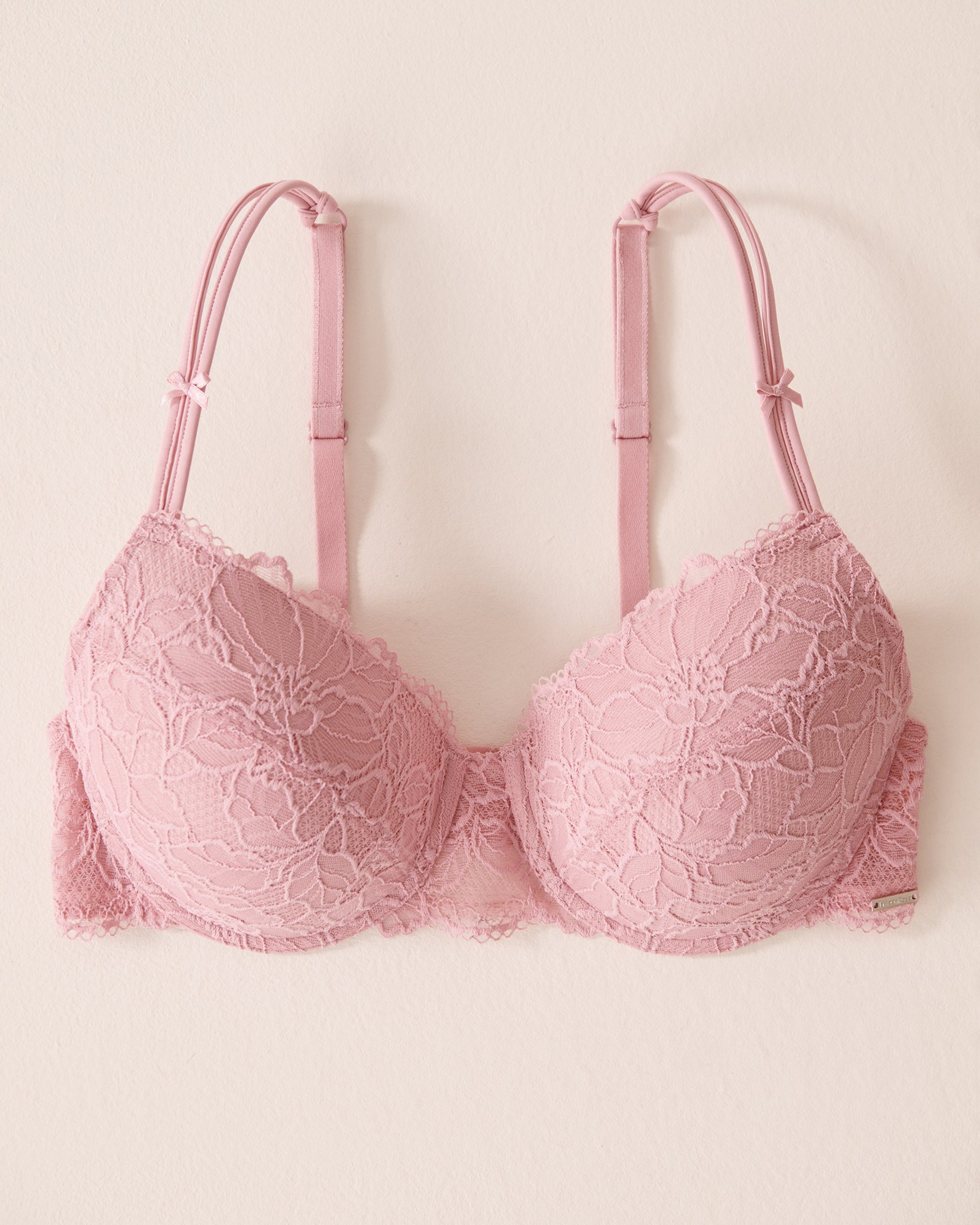 LA VIE EN ROSE Lightly Lined Mastectomy Bra Blush Pink 10200532 - View1