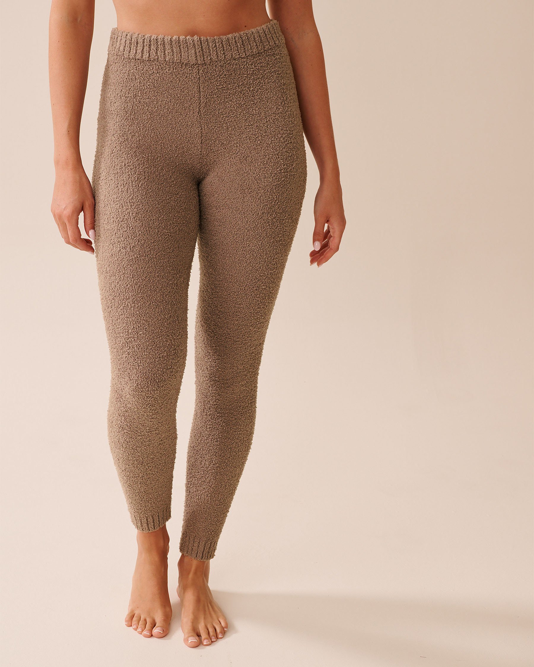 LA VIE EN ROSE Chenille Leggings Brown 50200102 - View1