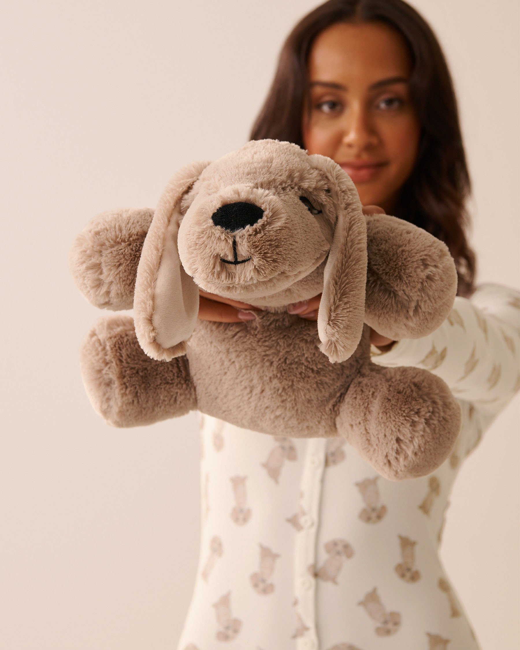 LA VIE EN ROSE Stuffed Dachshund Light Brown 40700420 - View3