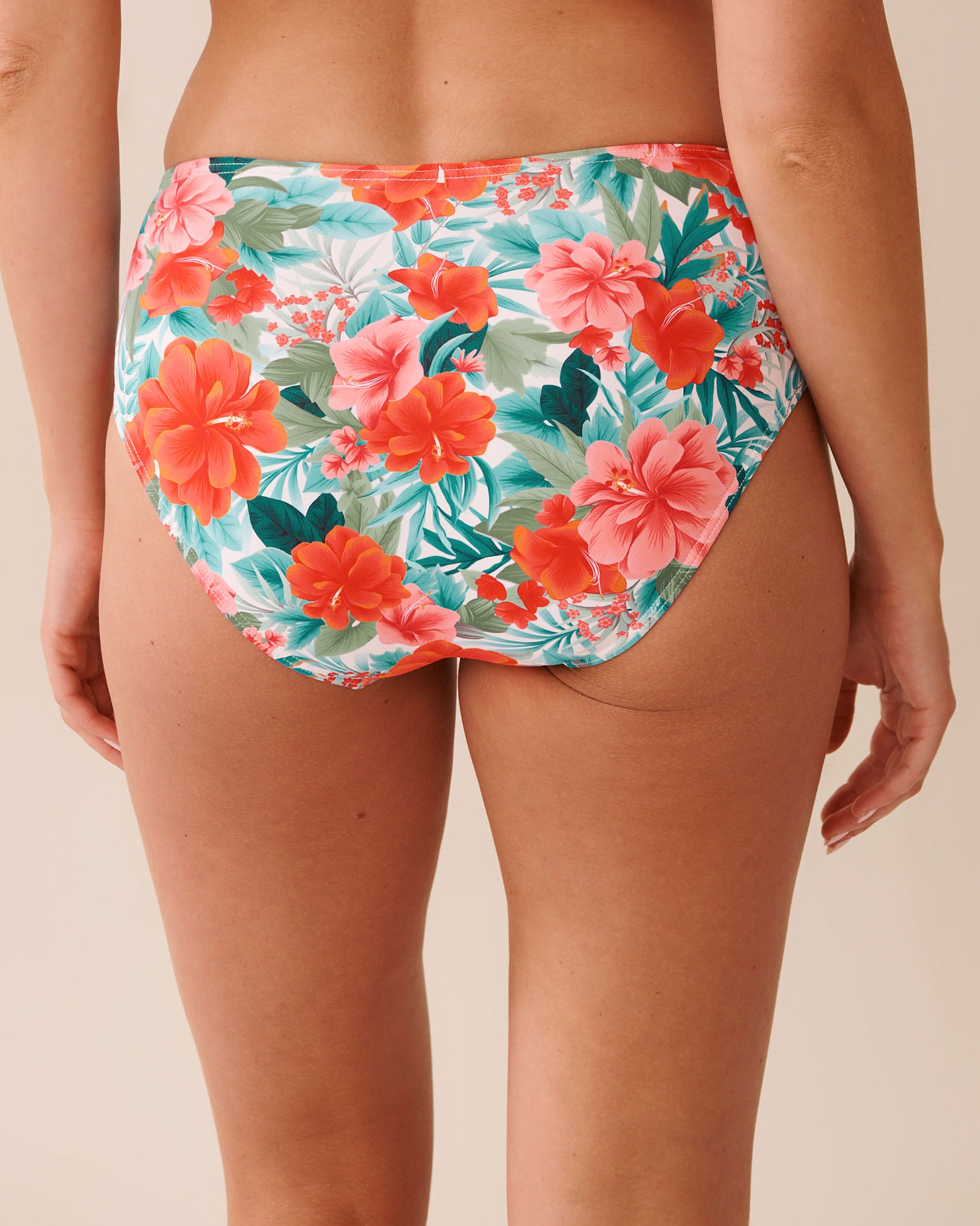 LA VIE EN ROSE AQUA ISLAND DREAMS Draped Mid Waist Bikini Bottom Island Dreams 70300786 - View2
