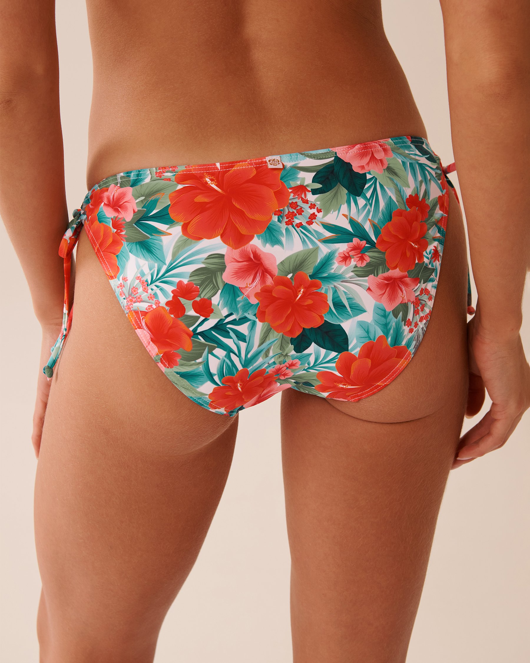 LA VIE EN ROSE AQUA Bas de bikini noué aux hanches ISLAND DREAMS Escale paradisiaque 70300785 - View2