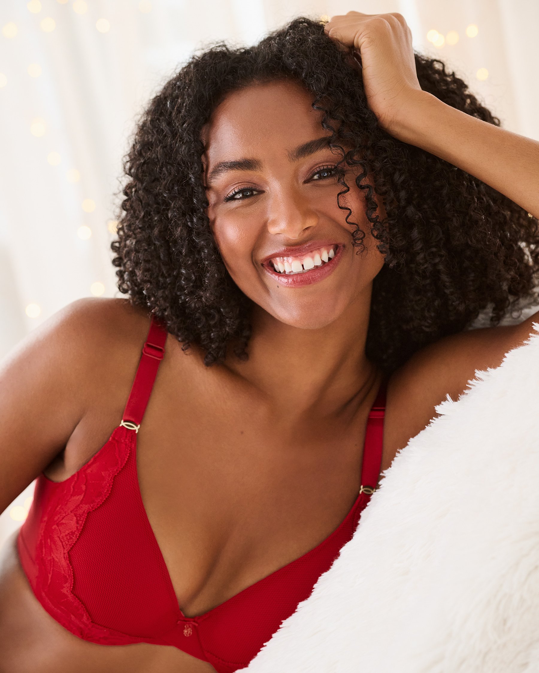 LA VIE EN ROSE Lightly Lined Sleek Back Bra Merry Red 10200547 LA VIE EN ROSE Lightly Lined Sleek Back Bra Merry Red 10200547 - View1