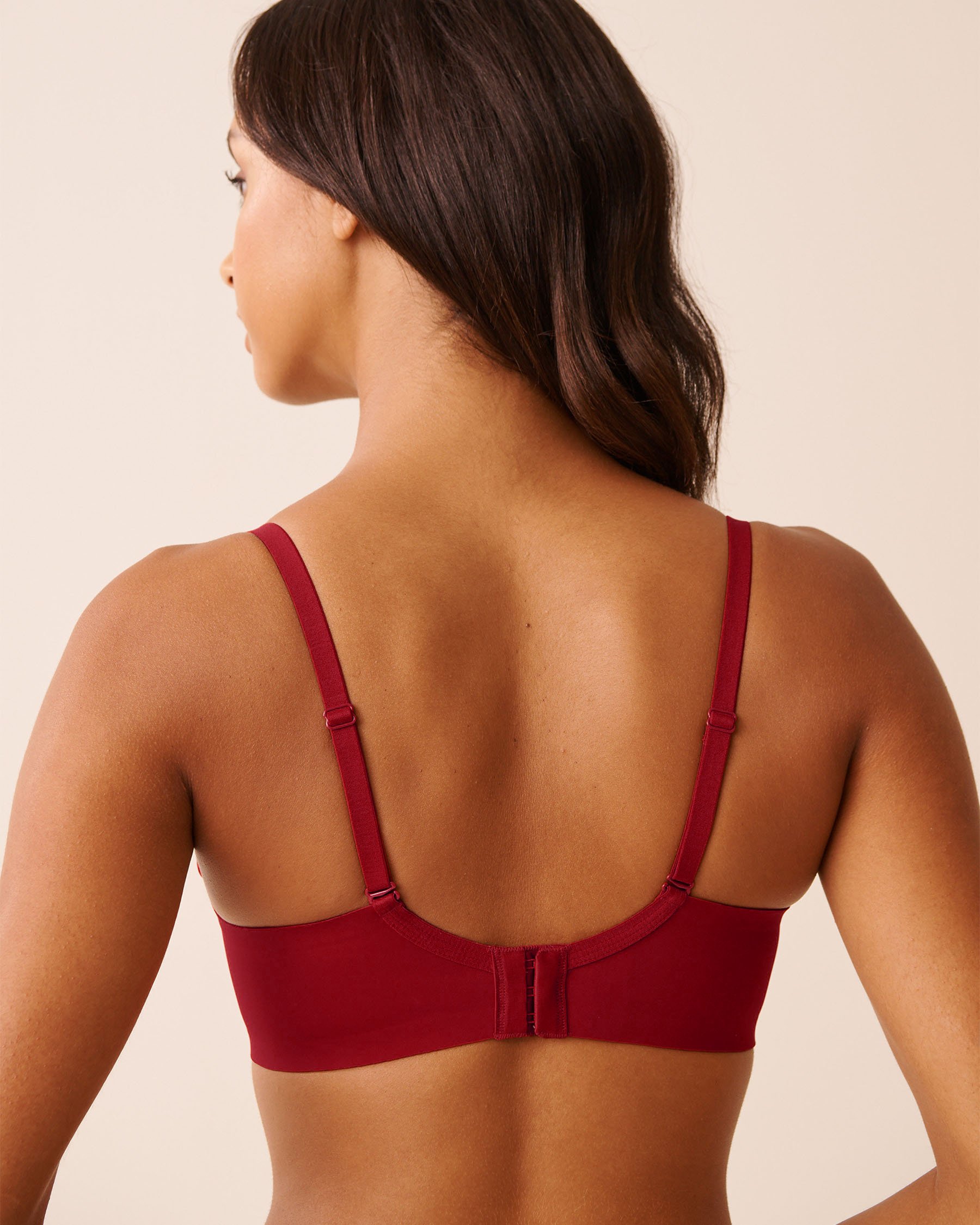LA VIE EN ROSE Push-up Scalloped Bra Merry Red 10300221 LA VIE EN ROSE Push-up Scalloped Bra Merry Red 10300221 - View2