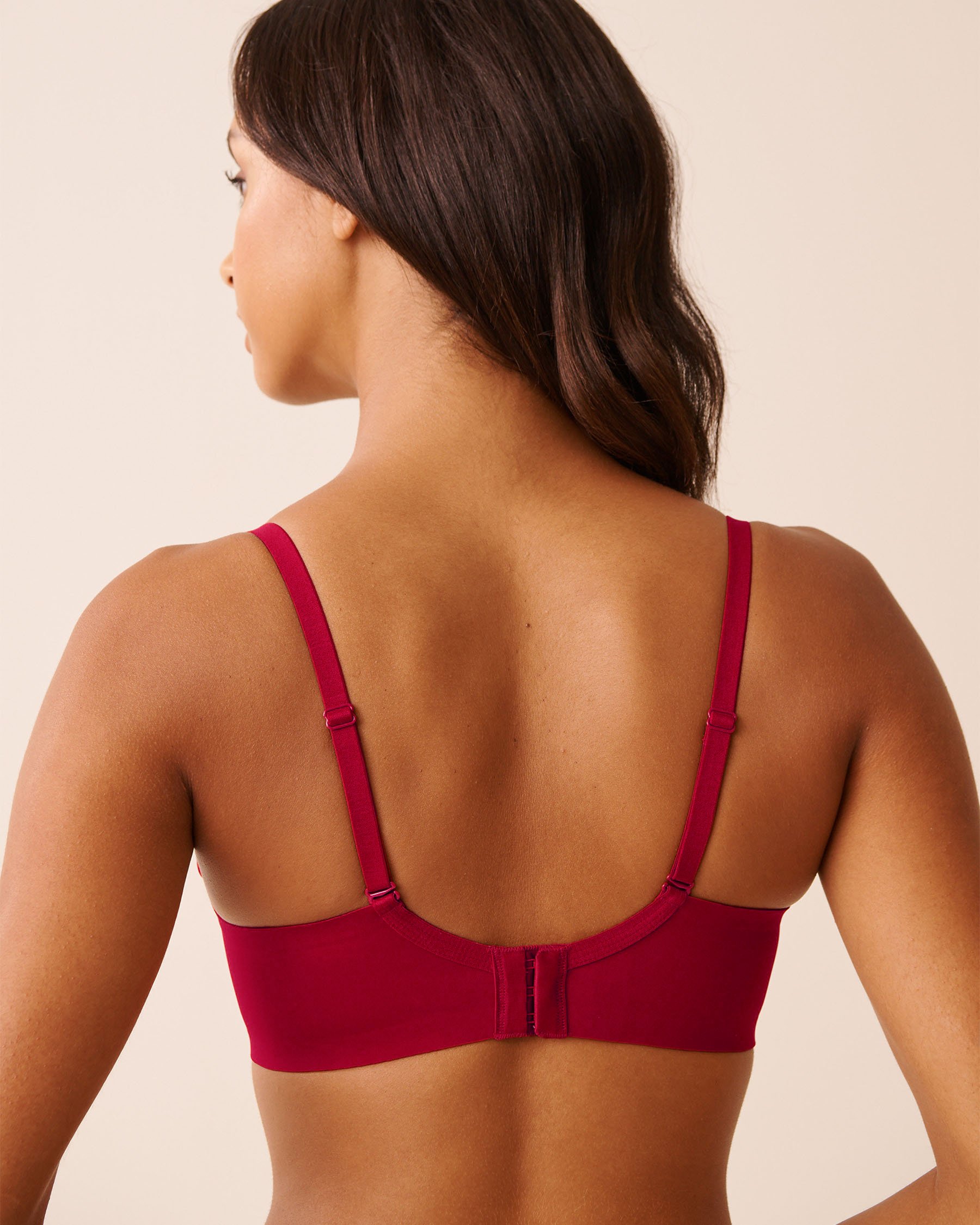 LA VIE EN ROSE Soutien-gorge push-up ondulé Rouge joyeux 10300221 LA VIE EN ROSE Soutien-gorge push-up ondulé Rouge joyeux 10300221 - View2