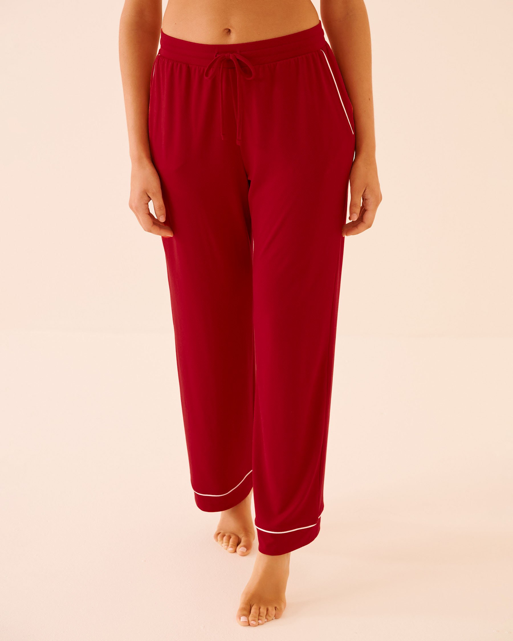 LA VIE EN ROSE Pantalon de pyjama ultra doux Rouge joyeux 40200794 - View1