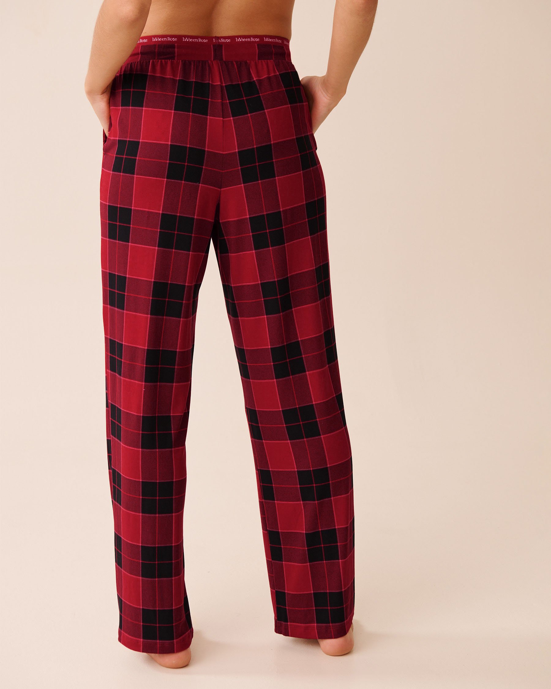 LA VIE EN ROSE Pantalon de pyjama ultra doux carreaux buffalo Carreaux buffalo 40200800 - View2