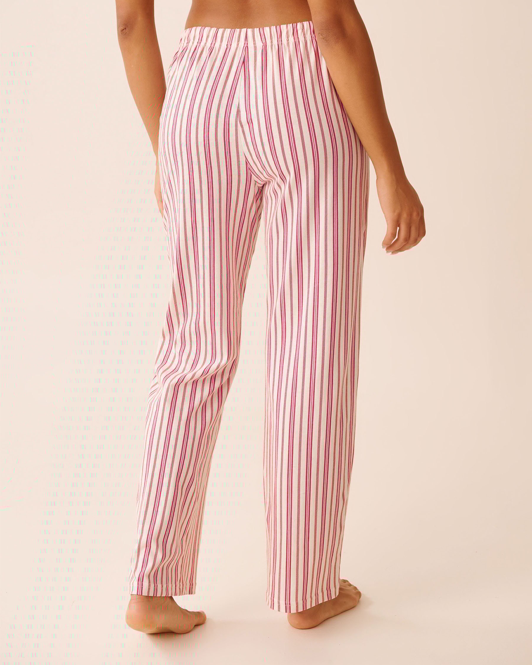 LA VIE EN ROSE Ensemble pyjama en coton imprimé sucre d'orge Bleu/Sucre d'orge 40400087 - Voir5
