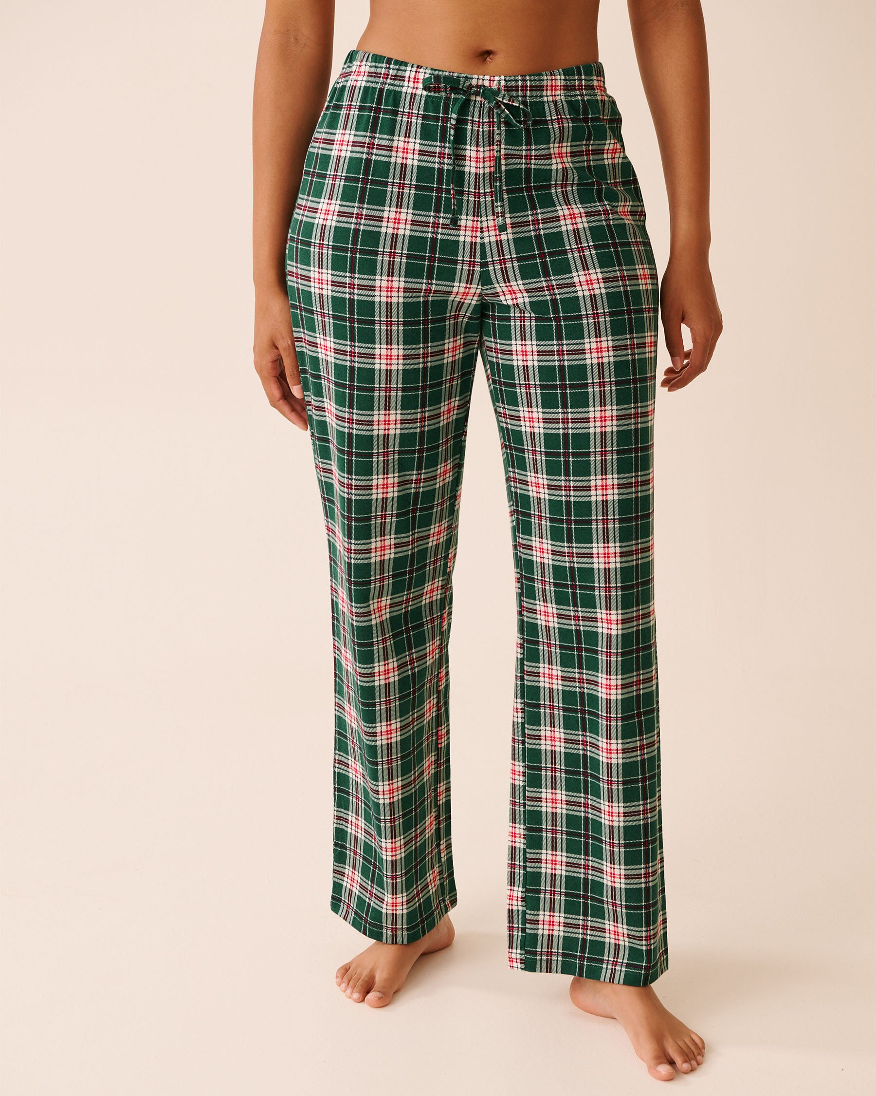 LA VIE EN ROSE Ensemble pyjama en coton imprimé pingouin Vert/Pingouins 40400087 - Voir4