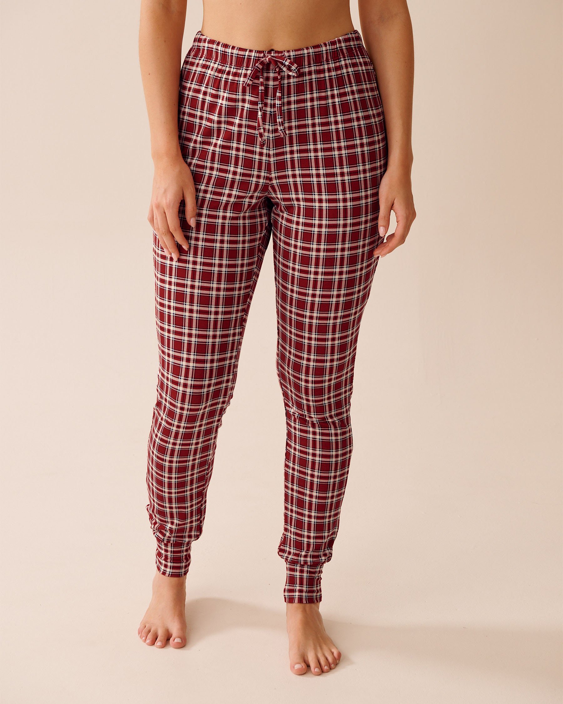 LA VIE EN ROSE Ensemble pyjama manches longues imprimé pain d'épices Bleu/Pain d'épices 40400088 - Voir6