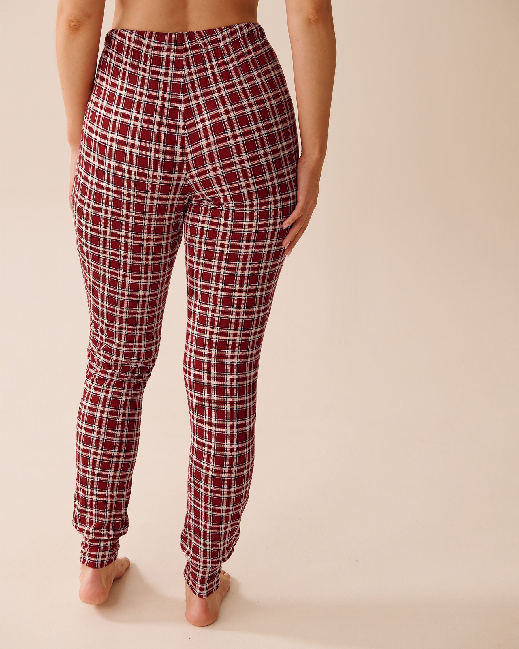 LA VIE EN ROSE Ensemble pyjama manches longues imprimé pain d'épices Bleu/Pain d'épices 40400088 - Voir7