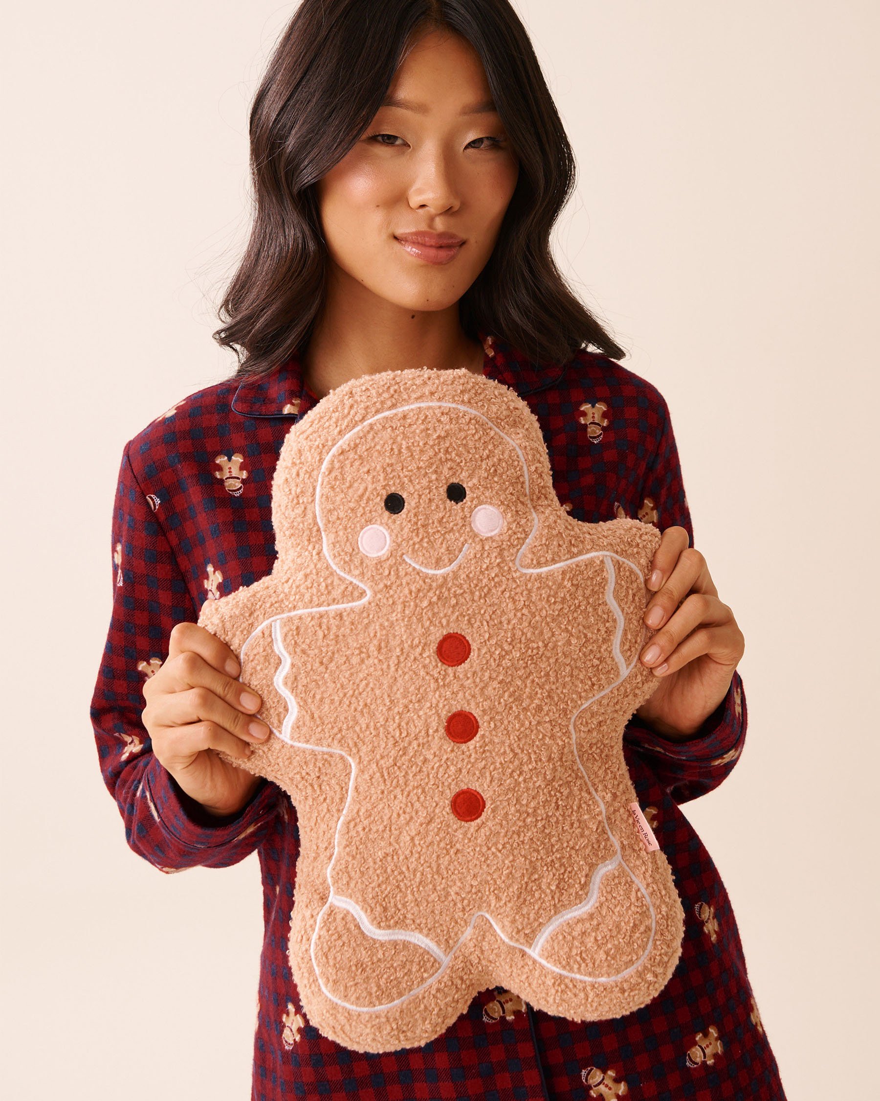 LA VIE EN ROSE Gingerbread Hot Water Bottle Light Brown/Dog 40700433 - View1