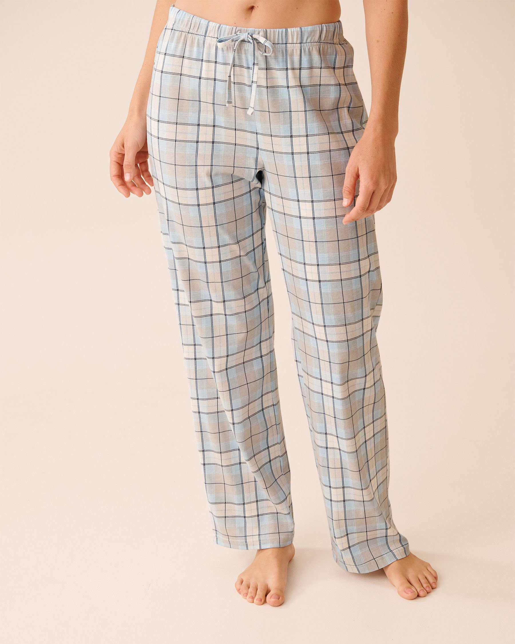 LA VIE EN ROSE Polar Bear Print Cotton PJ Set Light Blue/Polar Bears 40400087 - View4