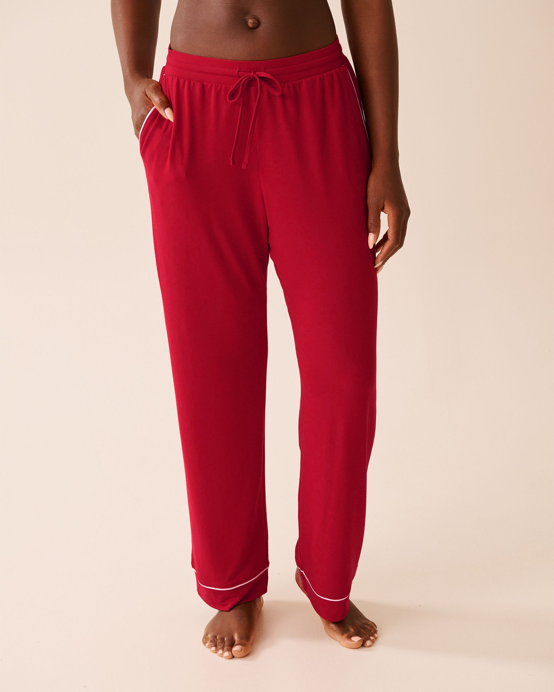 LA VIE EN ROSE Super Soft Pajama Pants Merry Red 40200794 LA VIE EN ROSE Super Soft Pajama Pants Merry Red 40200794 - View1