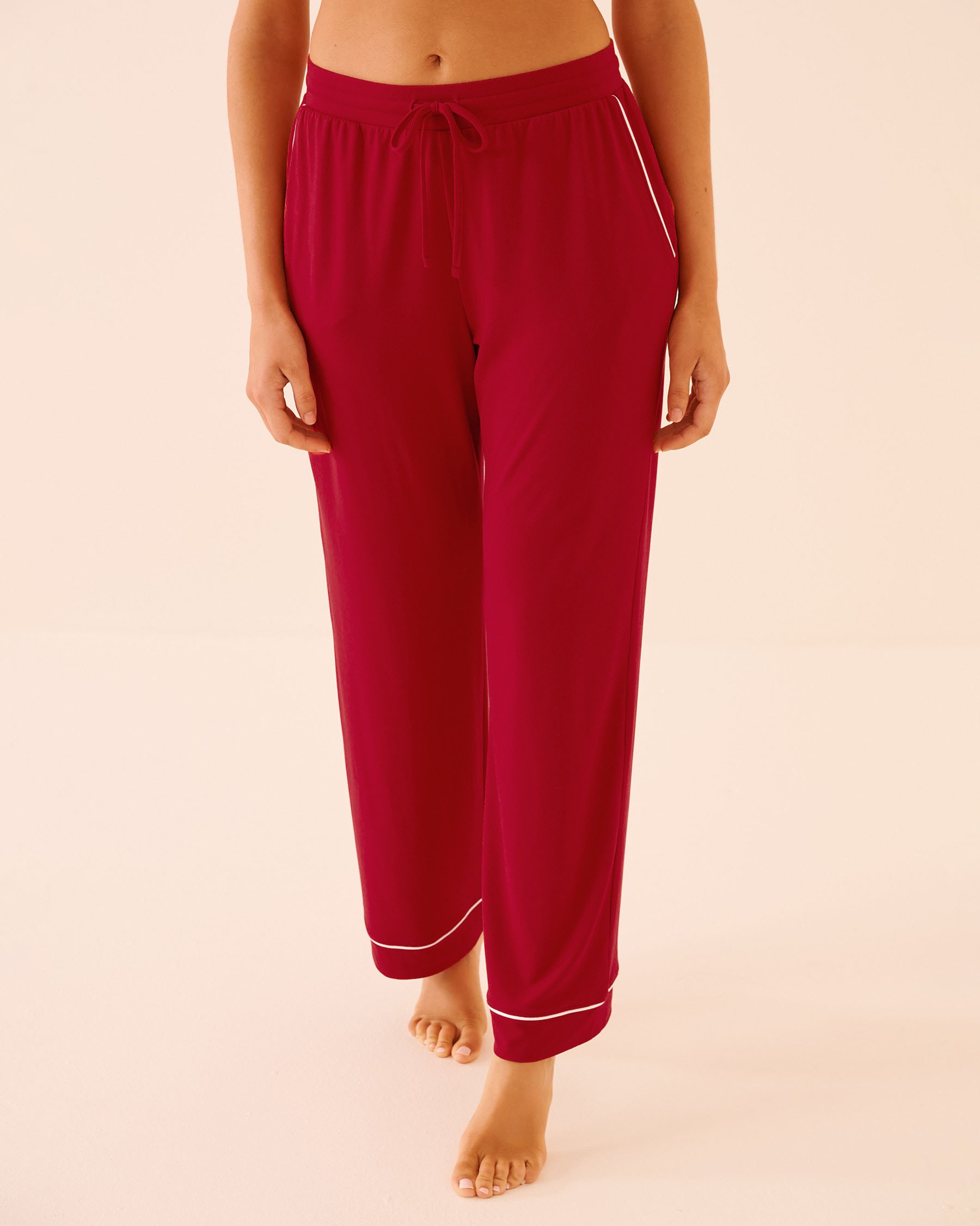 LA VIE EN ROSE Pantalon de pyjama ultra doux Rouge joyeux 40200794 - View4