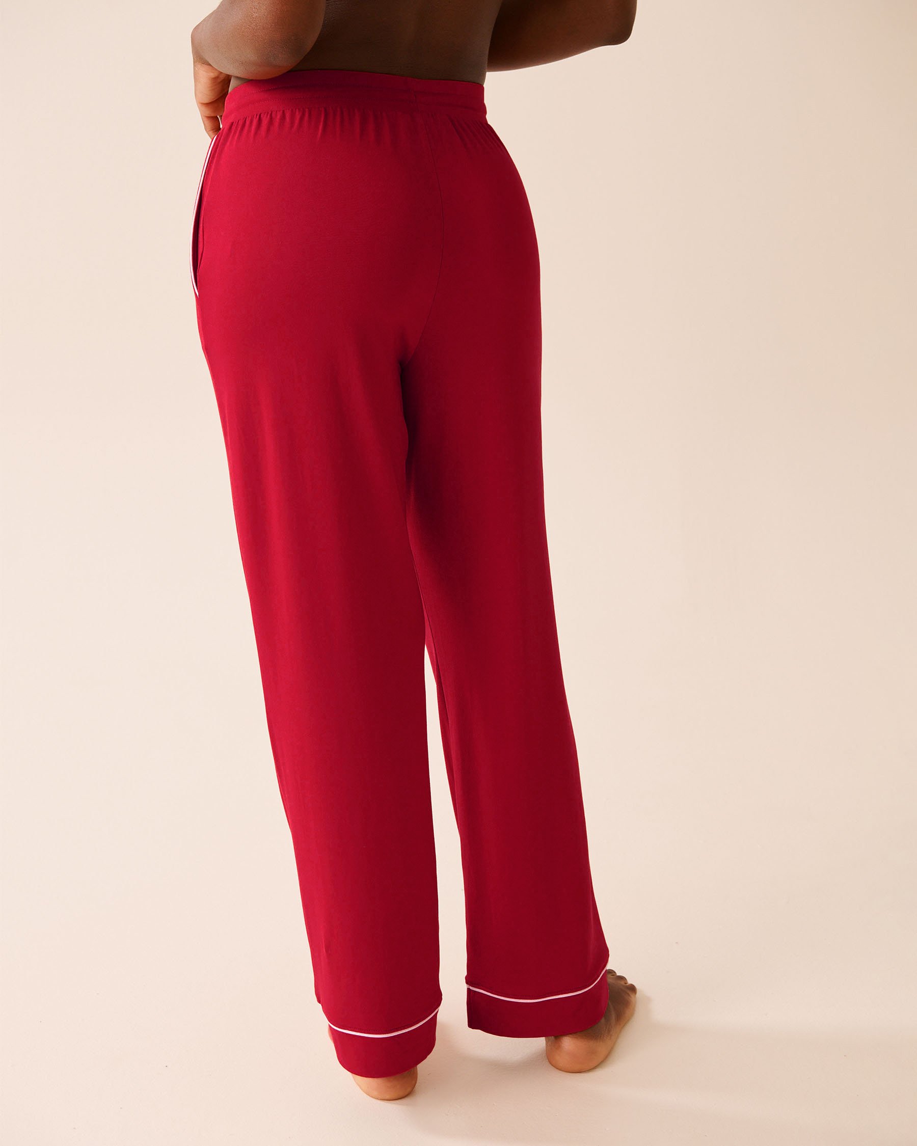 LA VIE EN ROSE Super Soft Pajama Pants Merry Red 40200794 LA VIE EN ROSE Super Soft Pajama Pants Merry Red 40200794 - View2