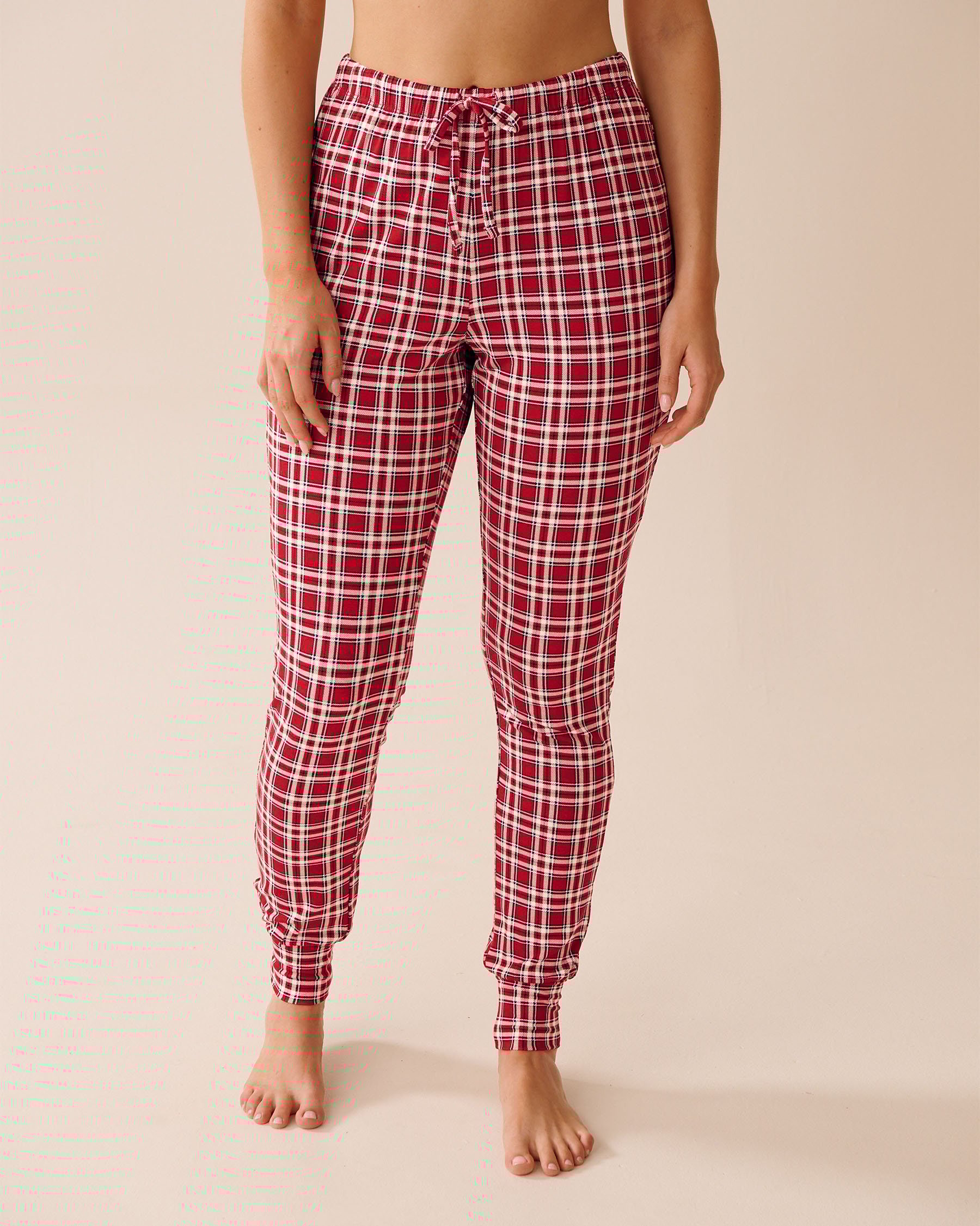 LA VIE EN ROSE Gingerbread Print Long Sleeve PJ Set Blue/Gingerbread 40400088 - View6