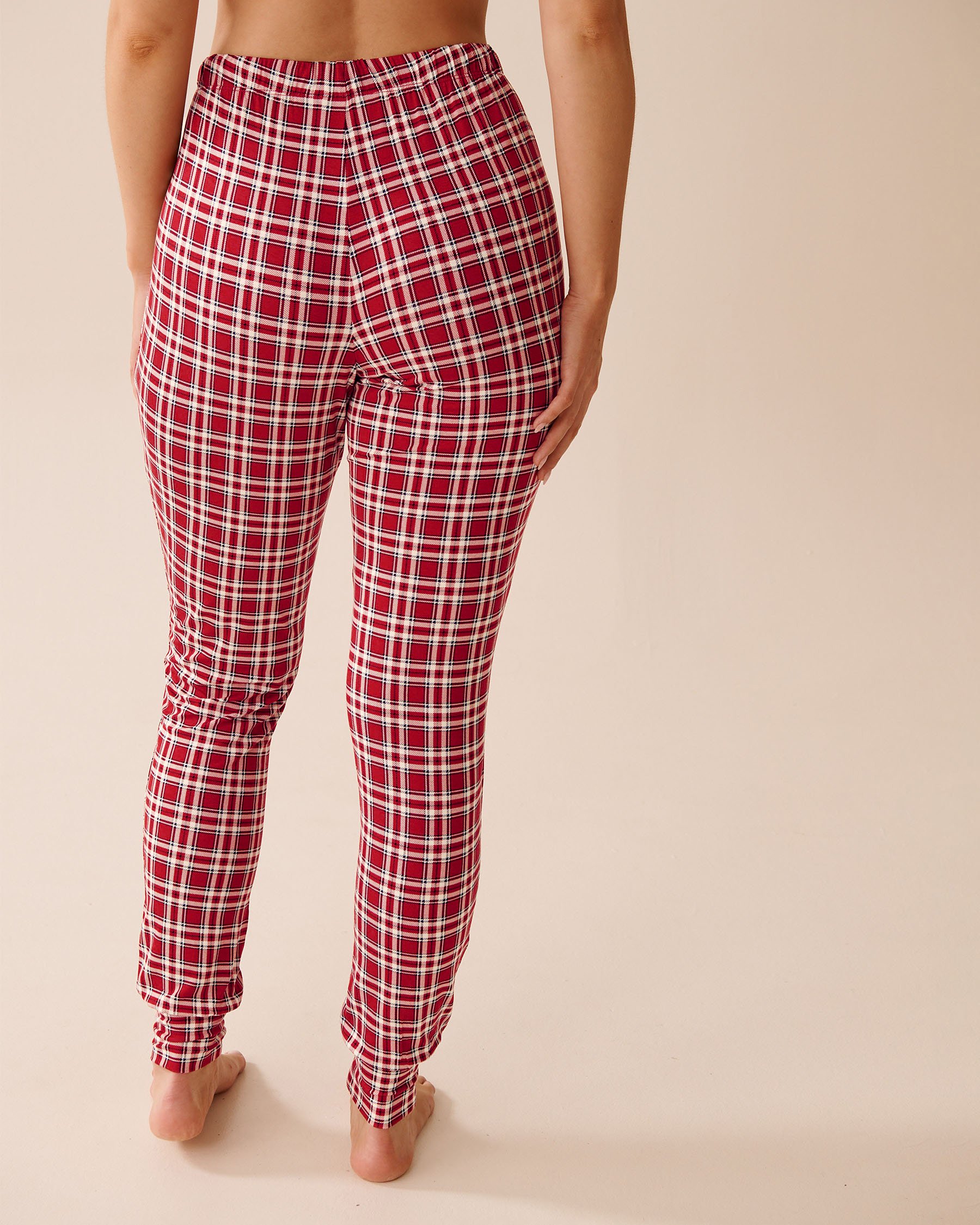 LA VIE EN ROSE Ensemble pyjama manches longues imprimé pain d'épices Bleu/Pain d'épices 40400088 - View5