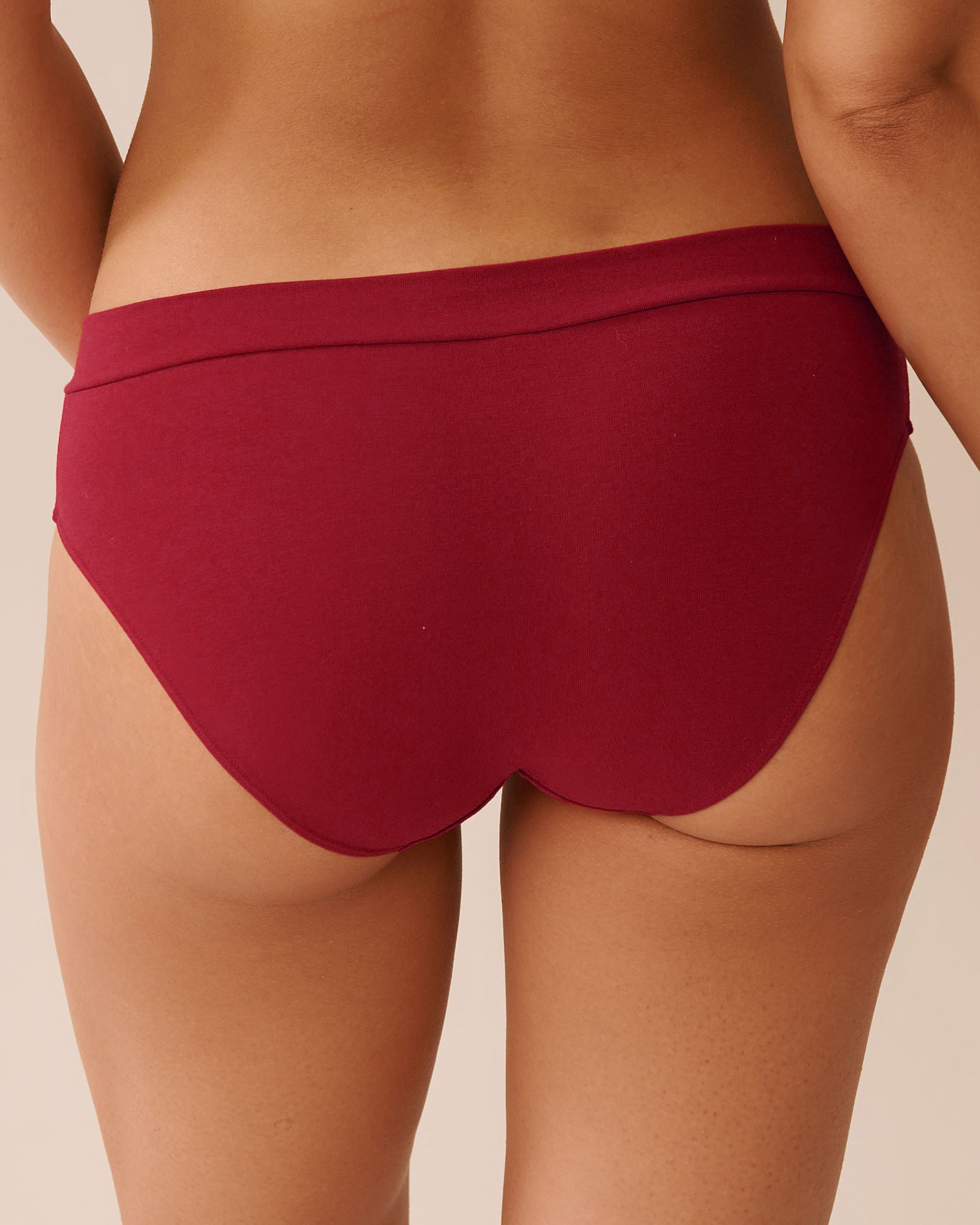 LA VIE EN ROSE Cotton Bikini Panty Merry Red 20100665 - View2