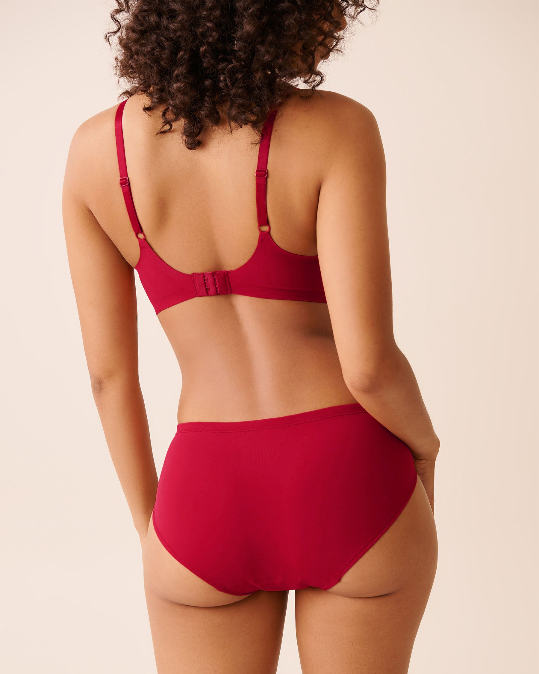 LA VIE EN ROSE Super Absorbency Hiphugger Period Panty Merry Red 20400029 - View2