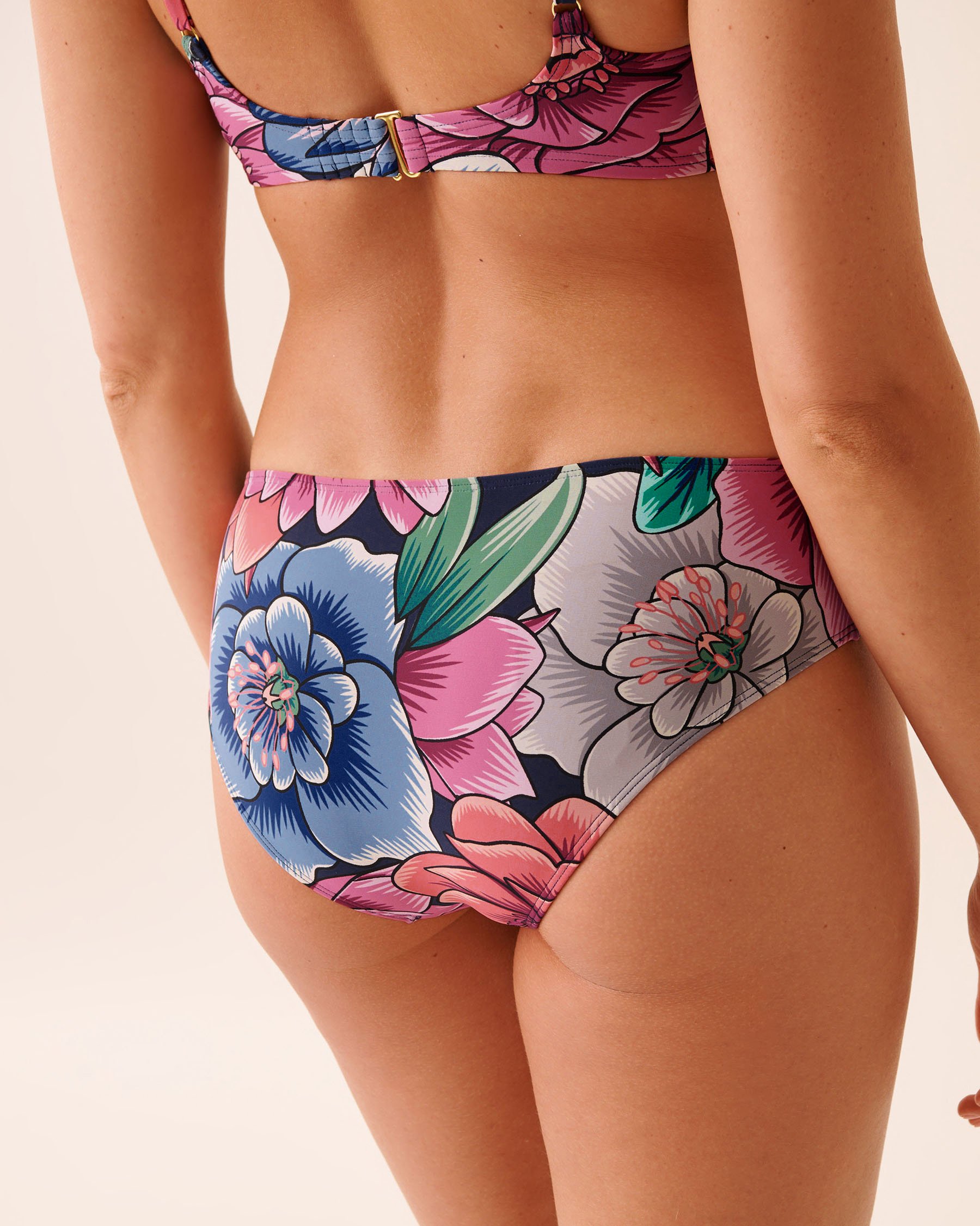 LA VIE EN ROSE AQUA Bas de bikini hipster FLORAL POP Fleurs pop 70300805 - View2