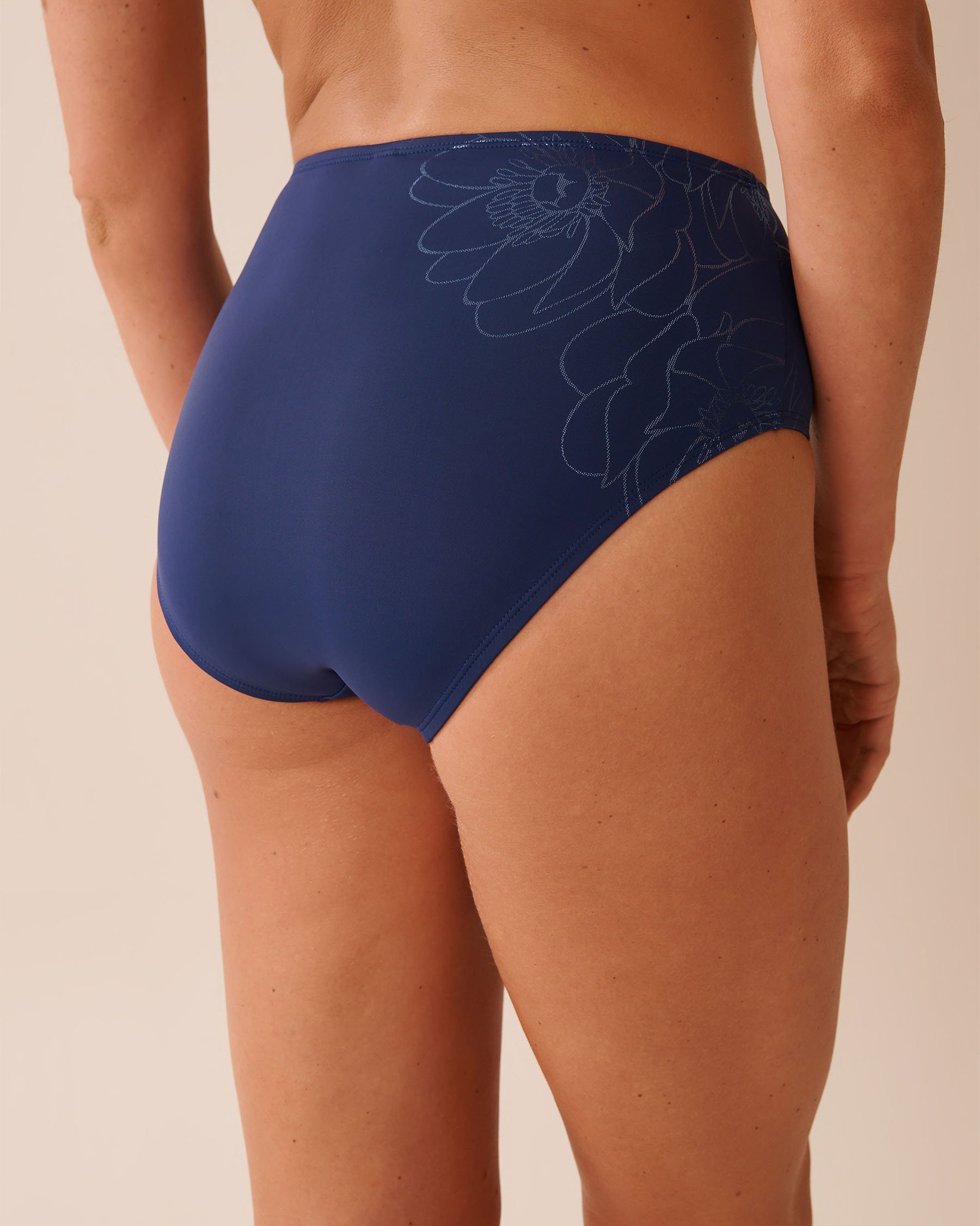 LA VIE EN ROSE AQUA Bas de bikini taille haute MOONLIGHT BLOOM Nuit florale 70300795 - View2