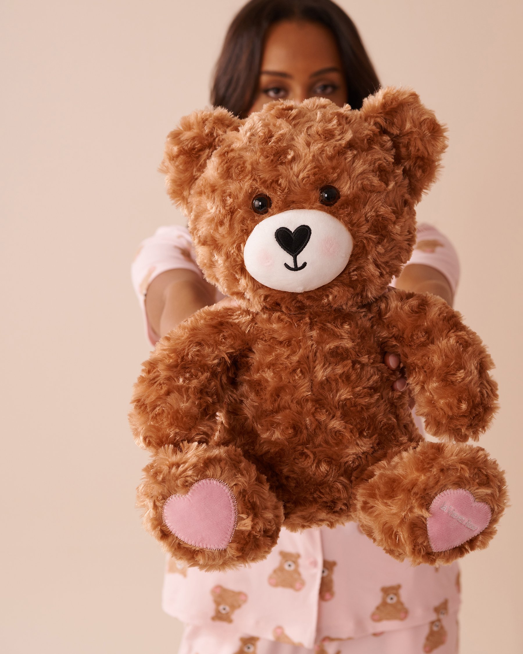 LA VIE EN ROSE Stuffed Teddy Bear Camel 40700373 - View3